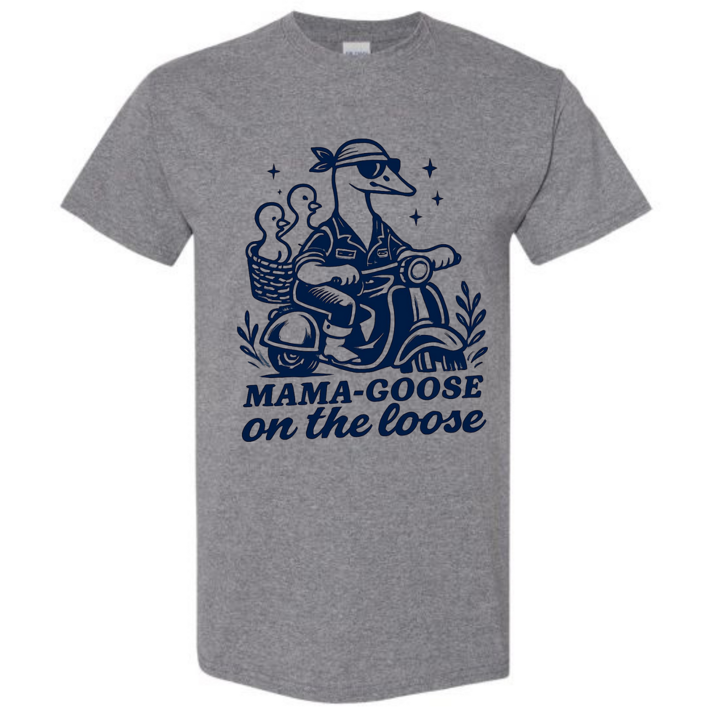 BISHAM MAMA GOOSE ON THE LOOSE TEE