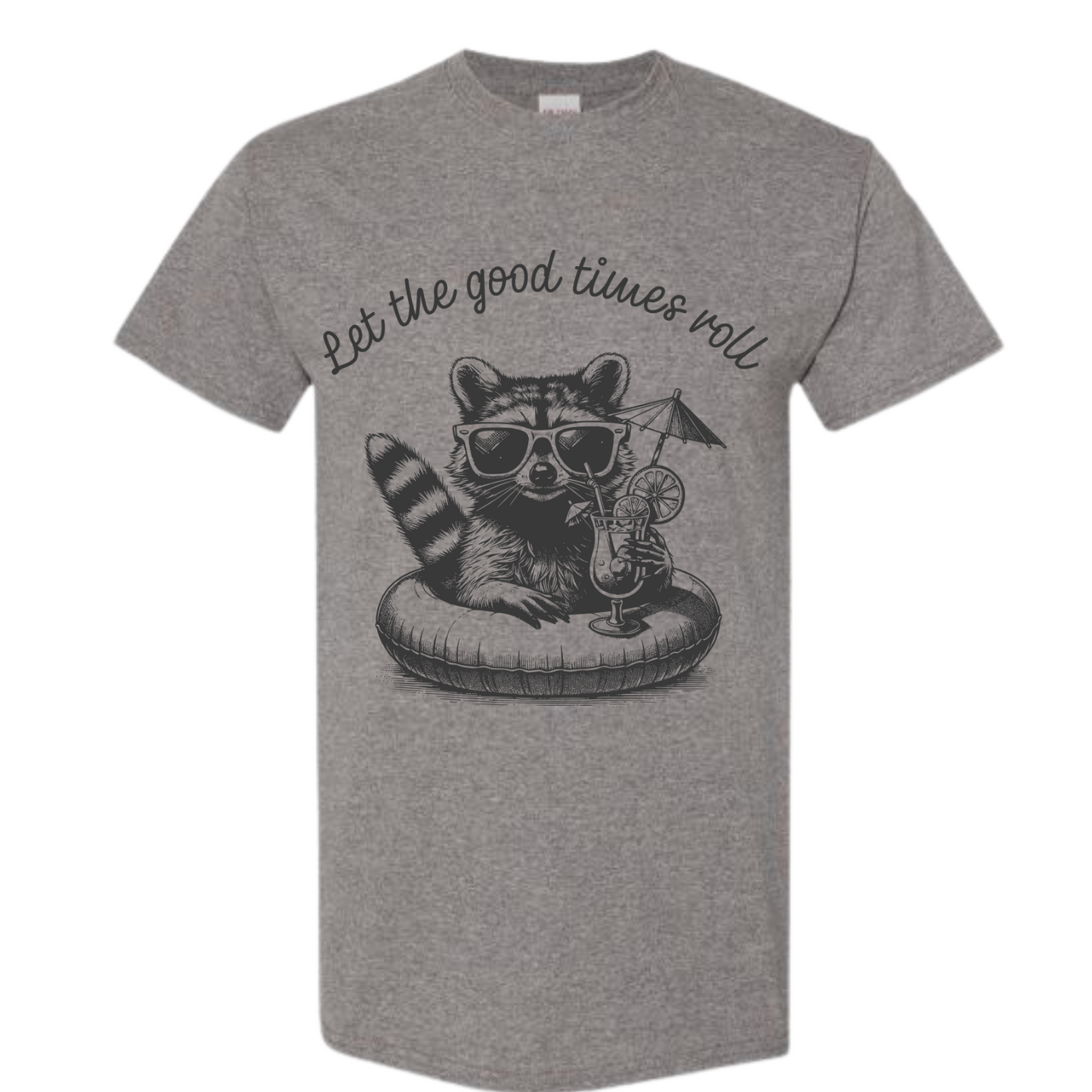 BISHAM LET THE GOOD TIMES ROLL RACOON TEE