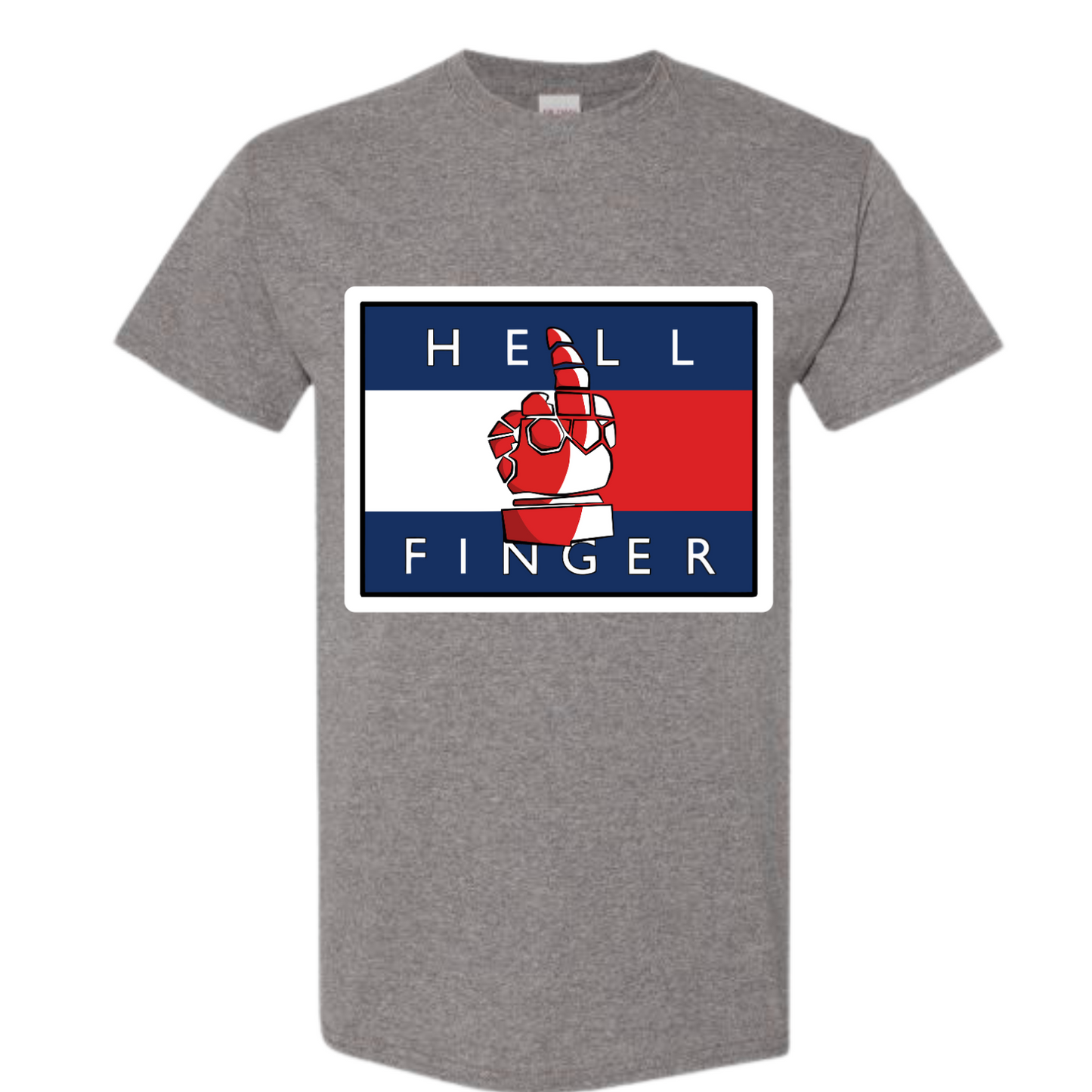 BISHAM HELL FINGER TEE