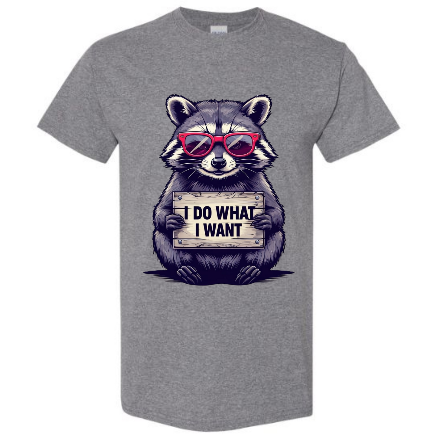 BISHAM I DO WHAT IWANT RACOON TEE
