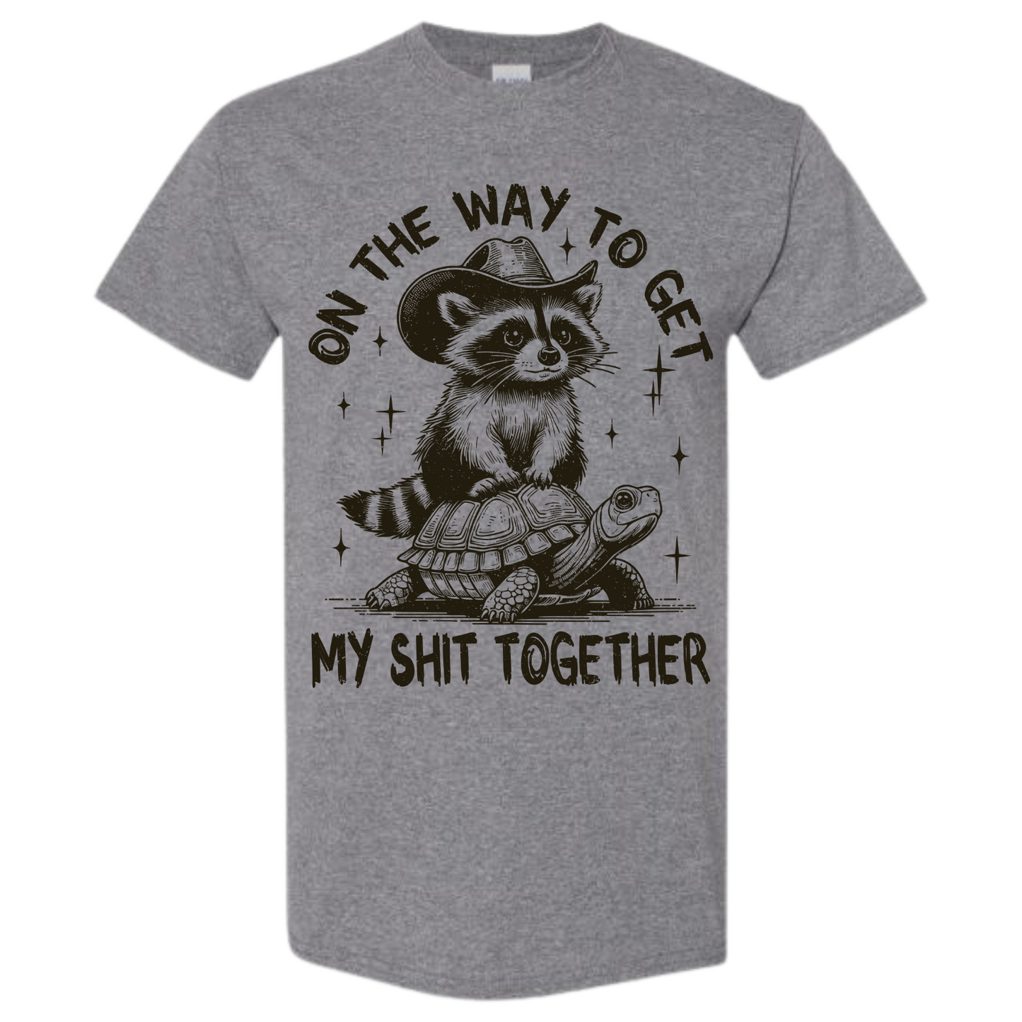 BISHAM SHIT TOGETHER RACOON TEE