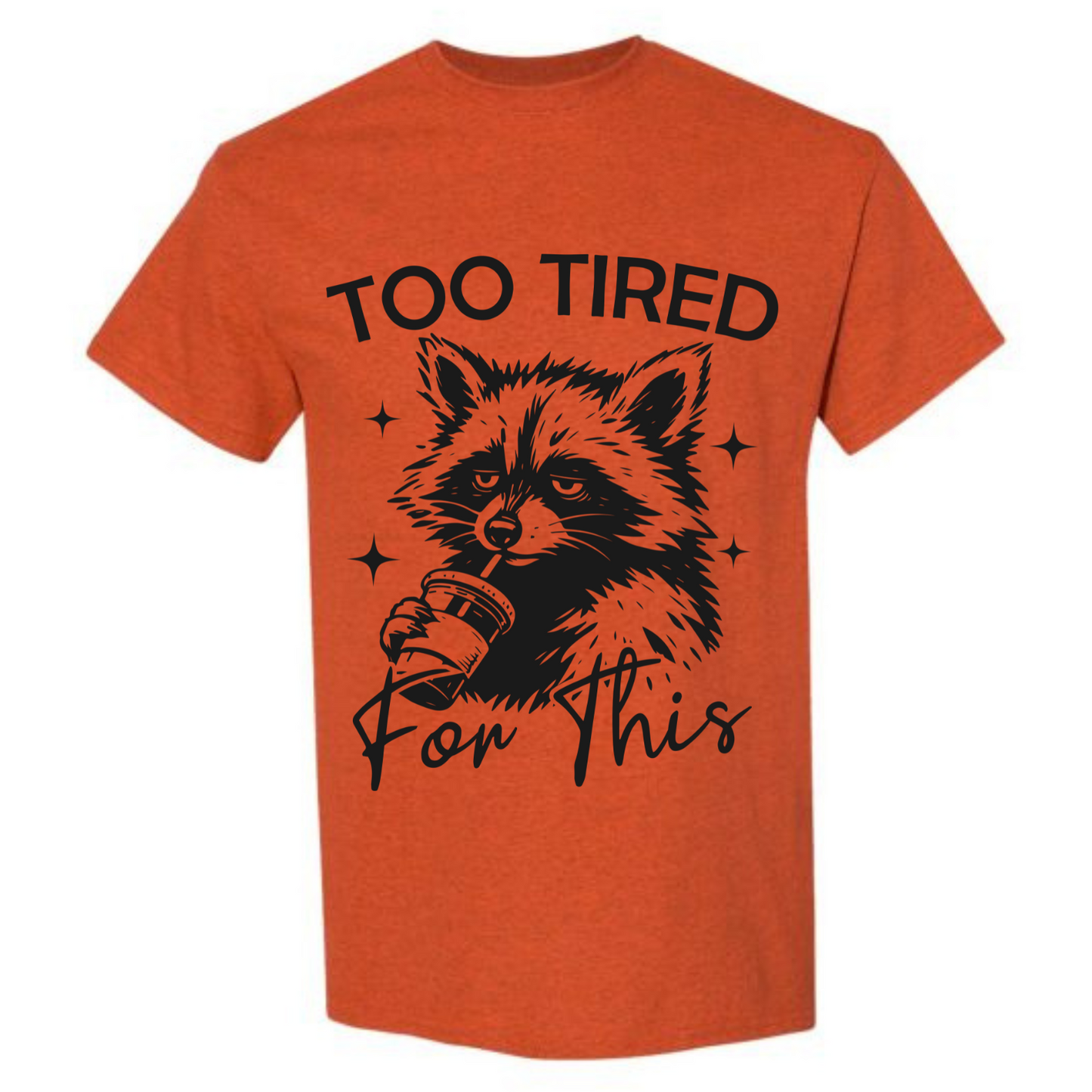 BISHAM TOO TIRED RACOON TEE