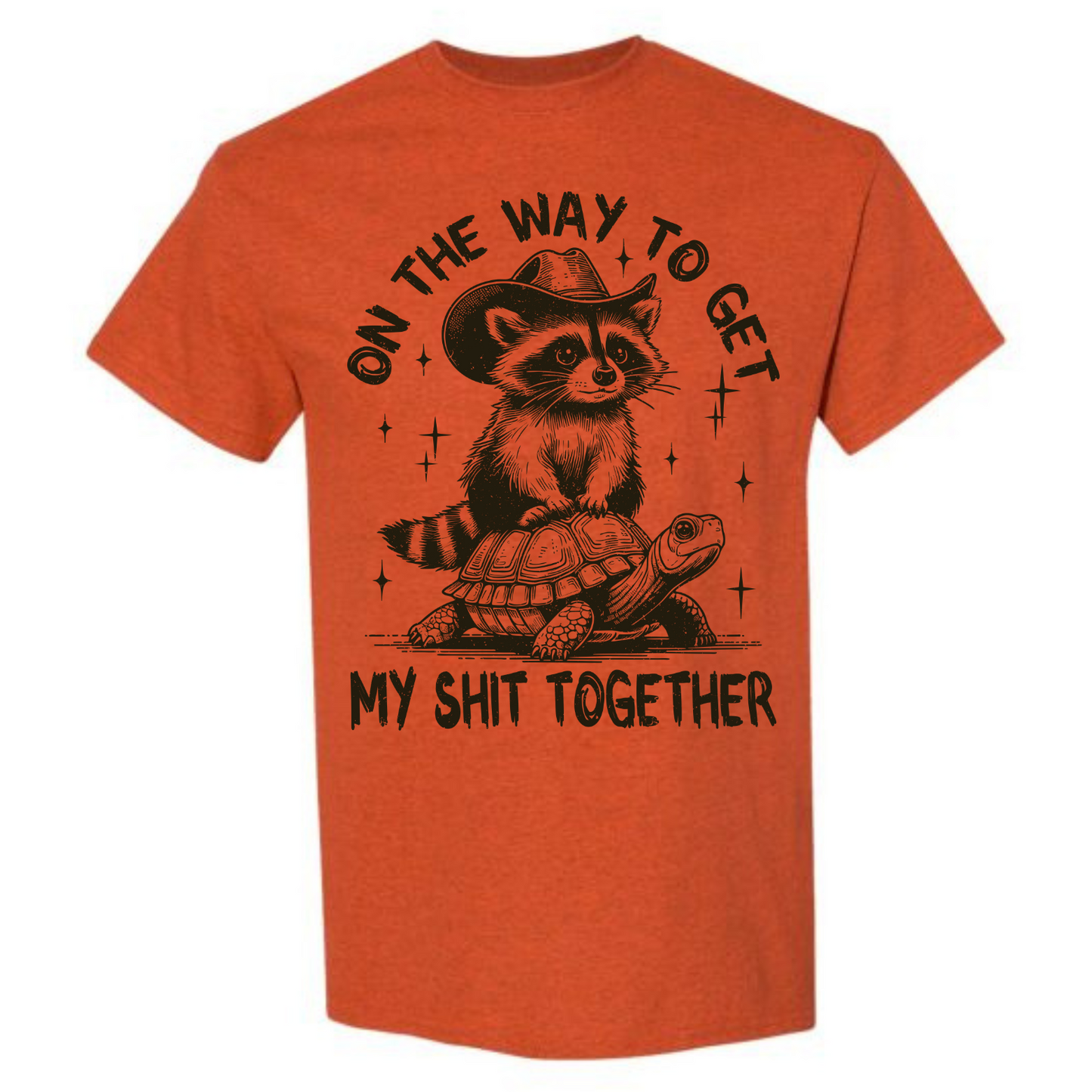 BISHAM SHIT TOGETHER RACOON TEE