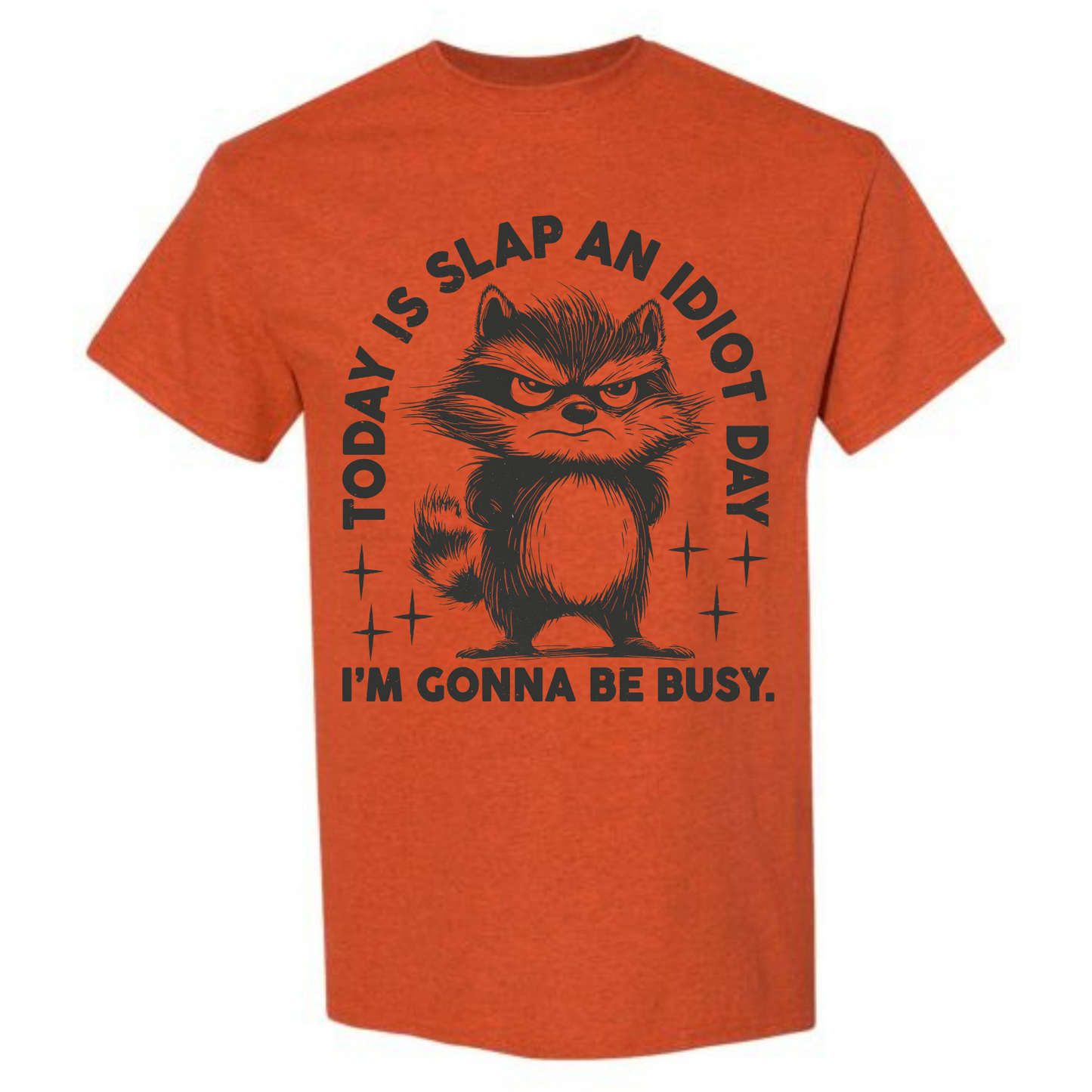 BISHAM SLAP AN IDIOT RACOON TEE