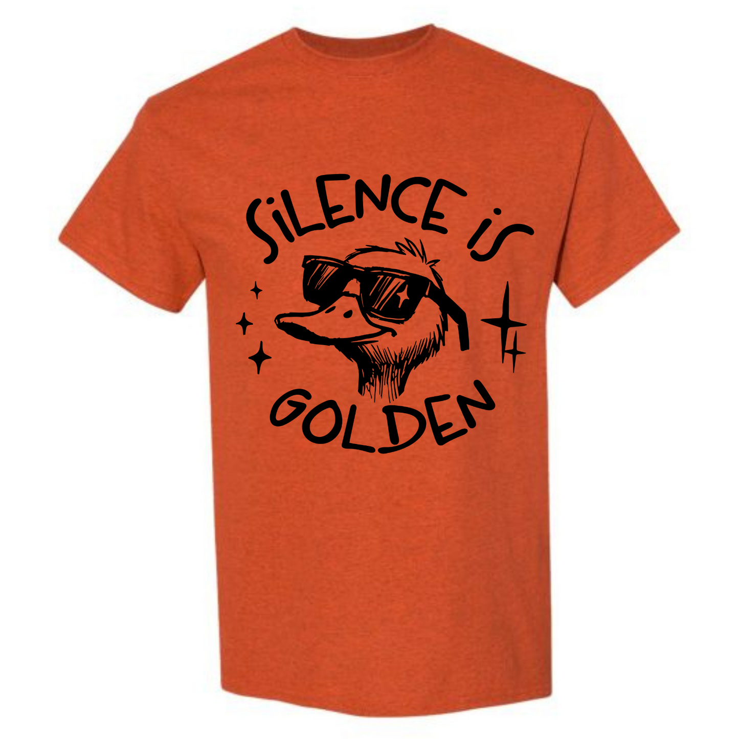 BISHAM SILENCE IS GOLDEN GOOSE TEE