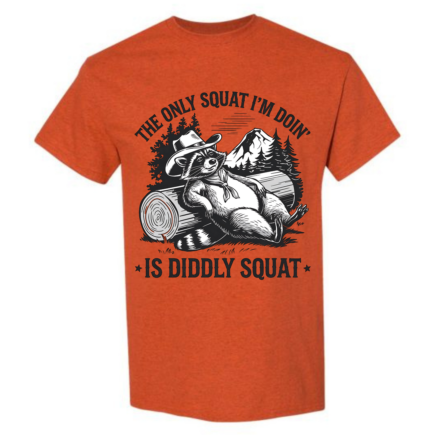 BISHAM DIDDLY SQUAT RACOON TEE