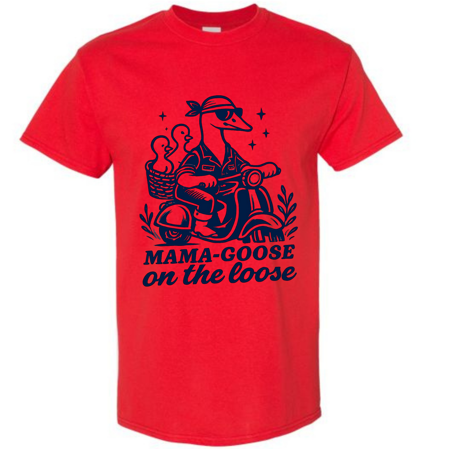 BISHAM MAMA GOOSE ON THE LOOSE TEE