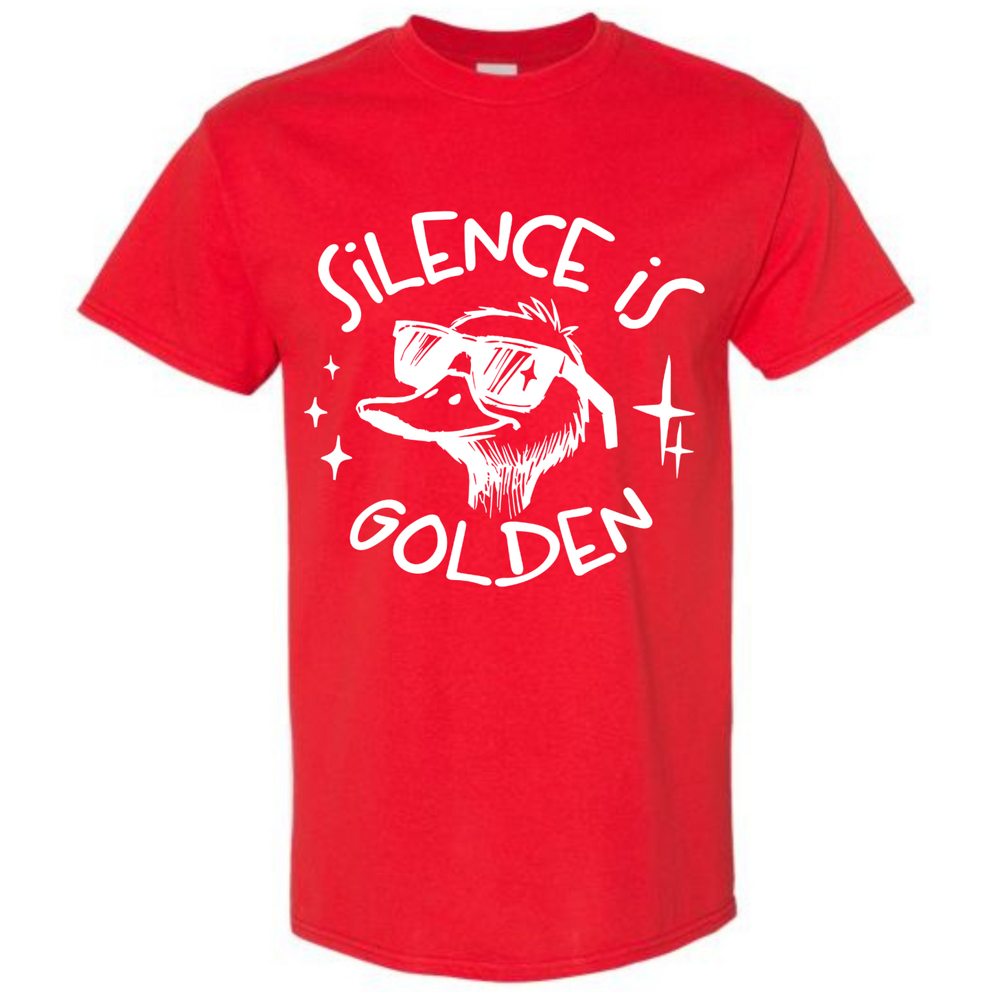 BISHAM SILENCE IS GOLDEN GOOSE TEE