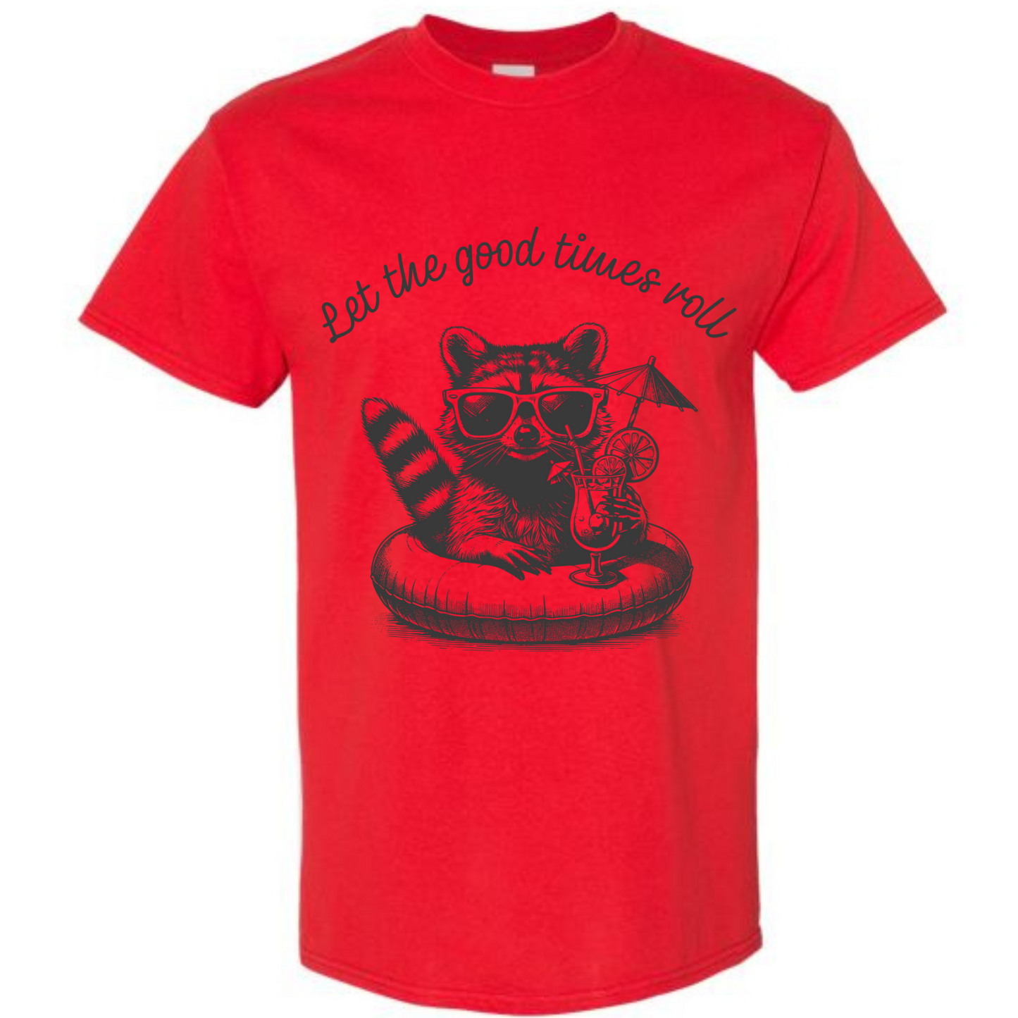 BISHAM LET THE GOOD TIMES ROLL RACOON TEE