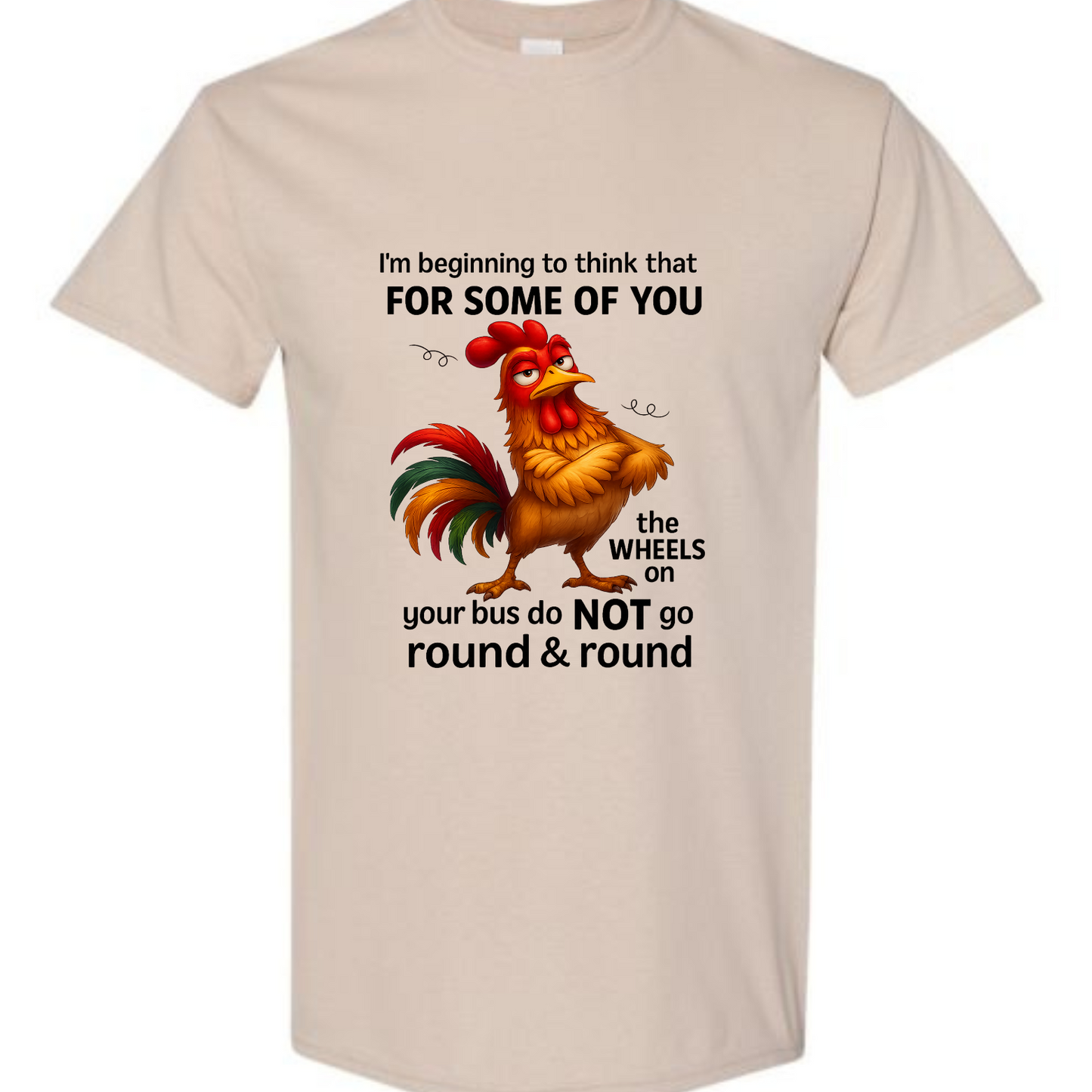 BISHAM WHEELS ON BUS TEE