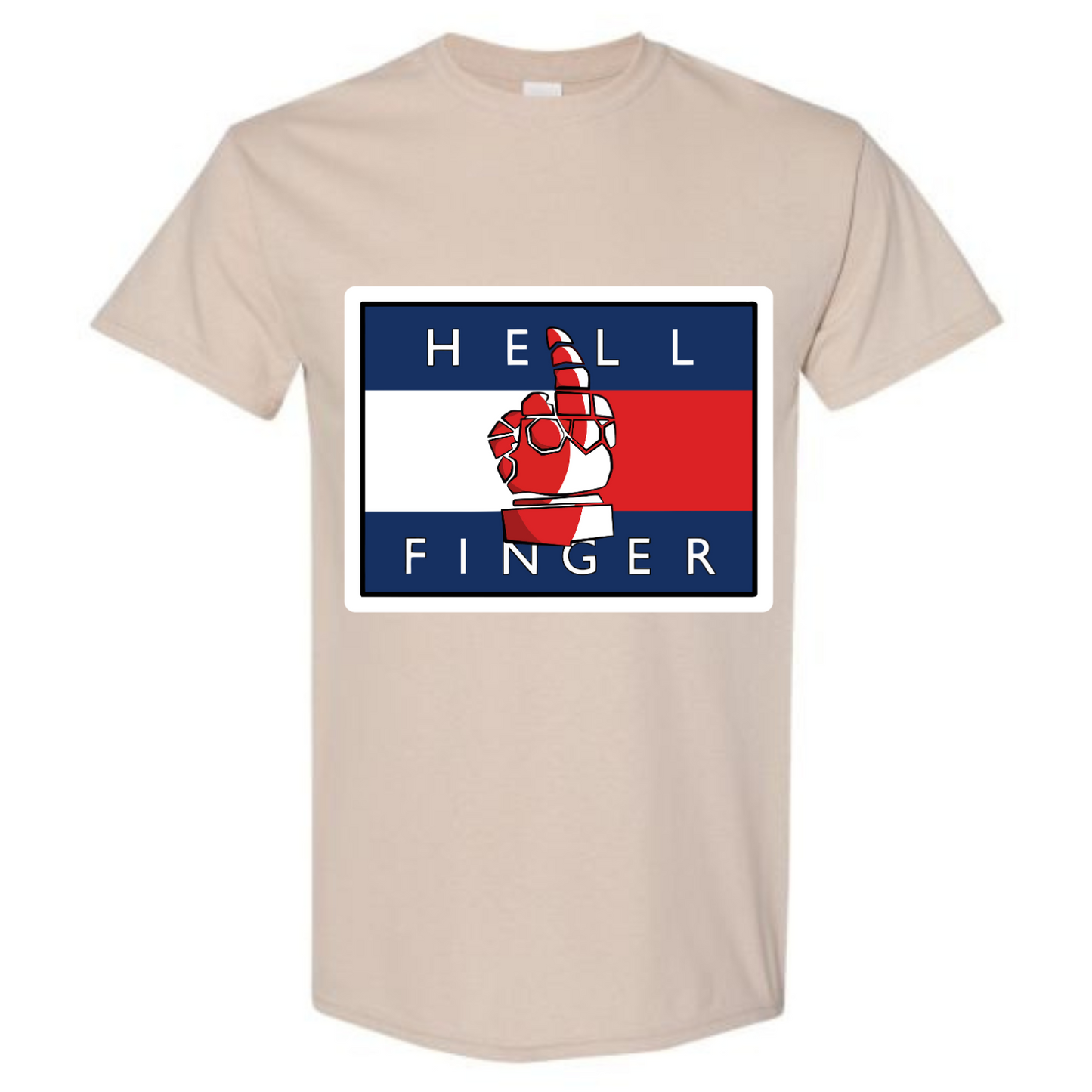BISHAM HELL FINGER TEE
