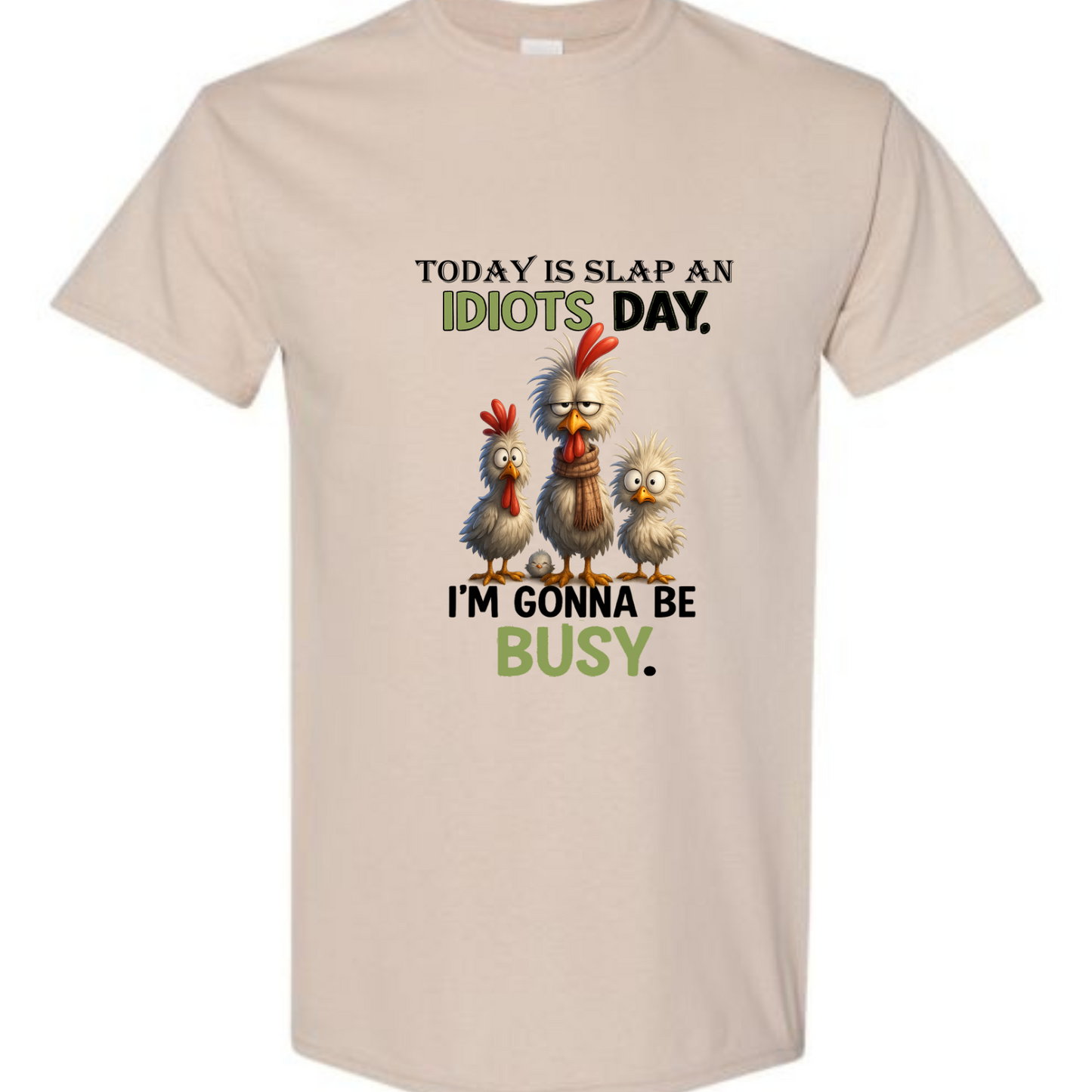 BISHAM SLAP AN IDIOT TEE