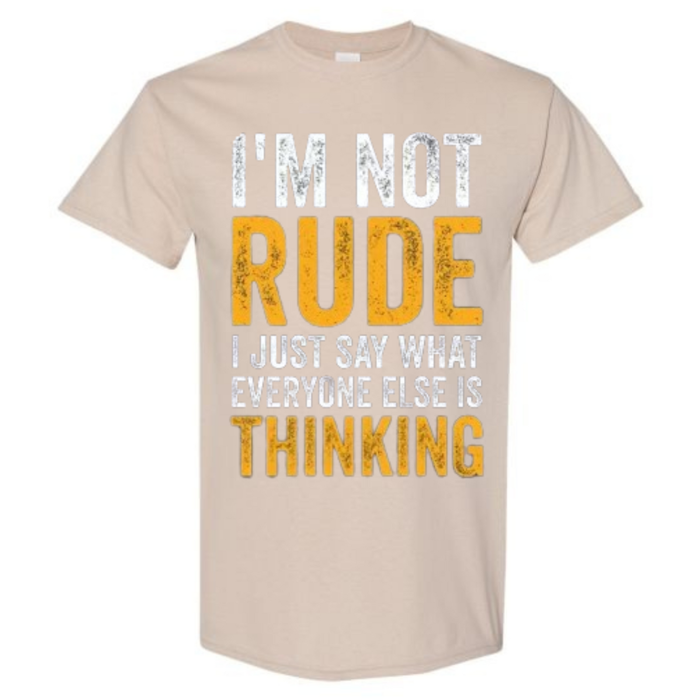 BISHAM I'M NOT RUDE EXPRESSIVE TEE
