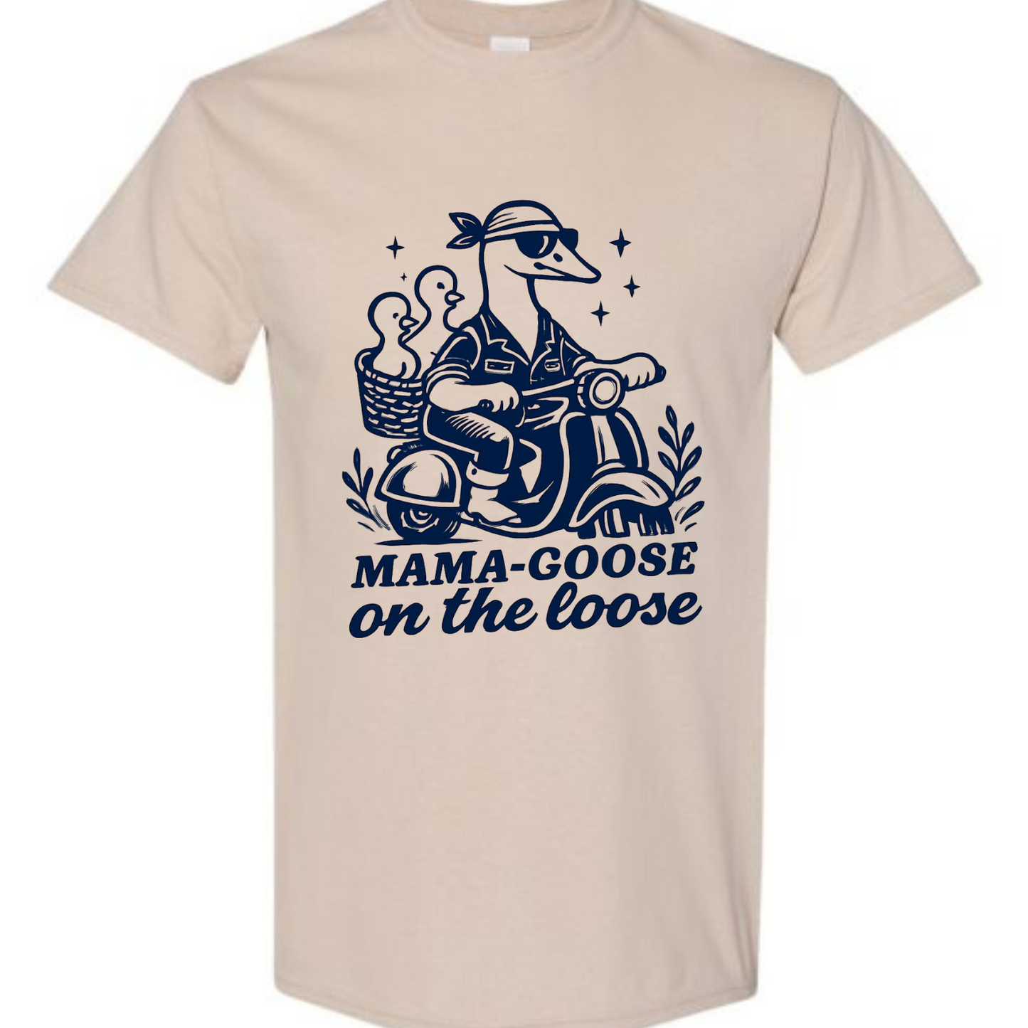 BISHAM MAMA GOOSE ON THE LOOSE TEE