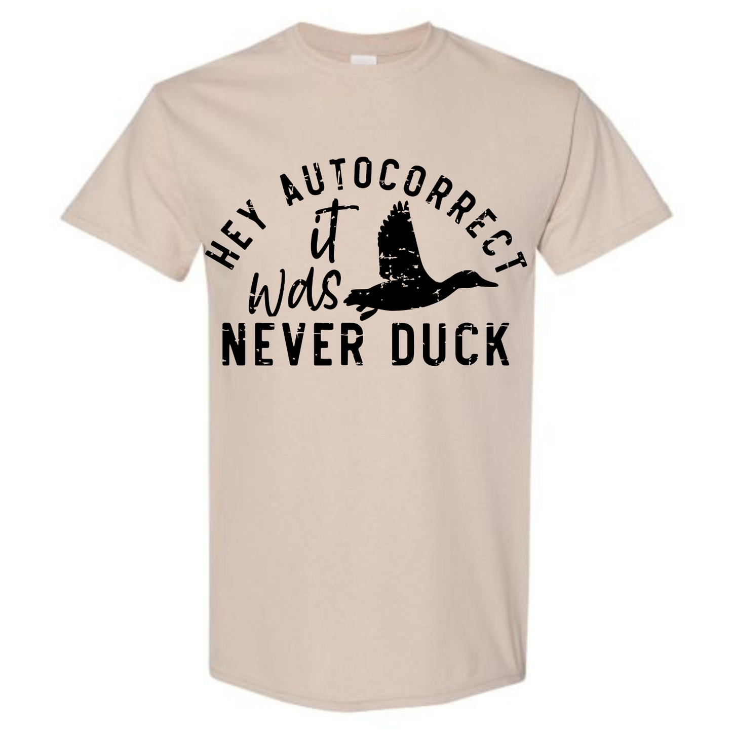 BISHAM HEY AUTO CORRECT GOOSE TEE