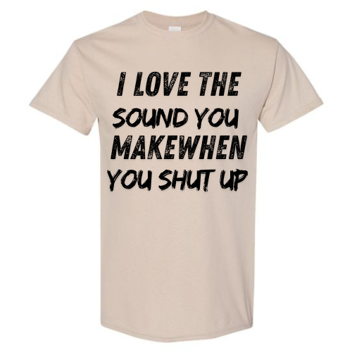 BISHAM SHUT UP EXPRESSIVE TEE