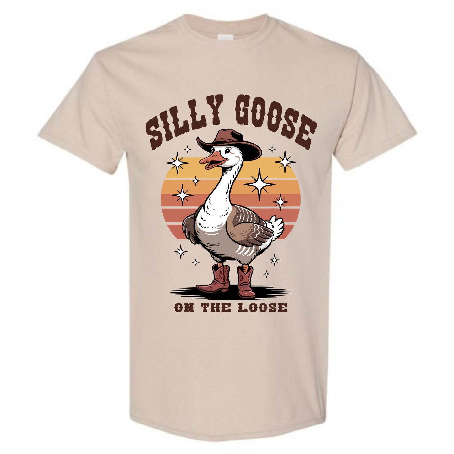BISHAM SILLY GOOSE ON THE LOOSE TEE