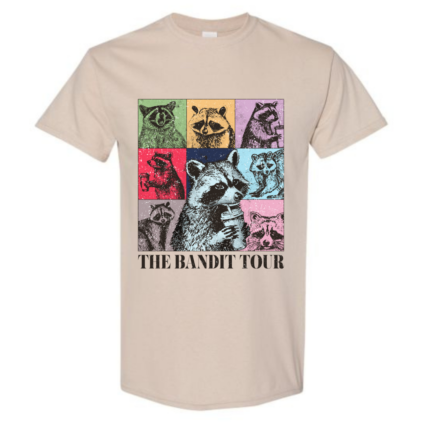 BISHAM BANDIT TOUR RACOON TEE