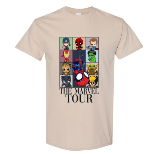 BISHAM MARVEL TOUR TEE