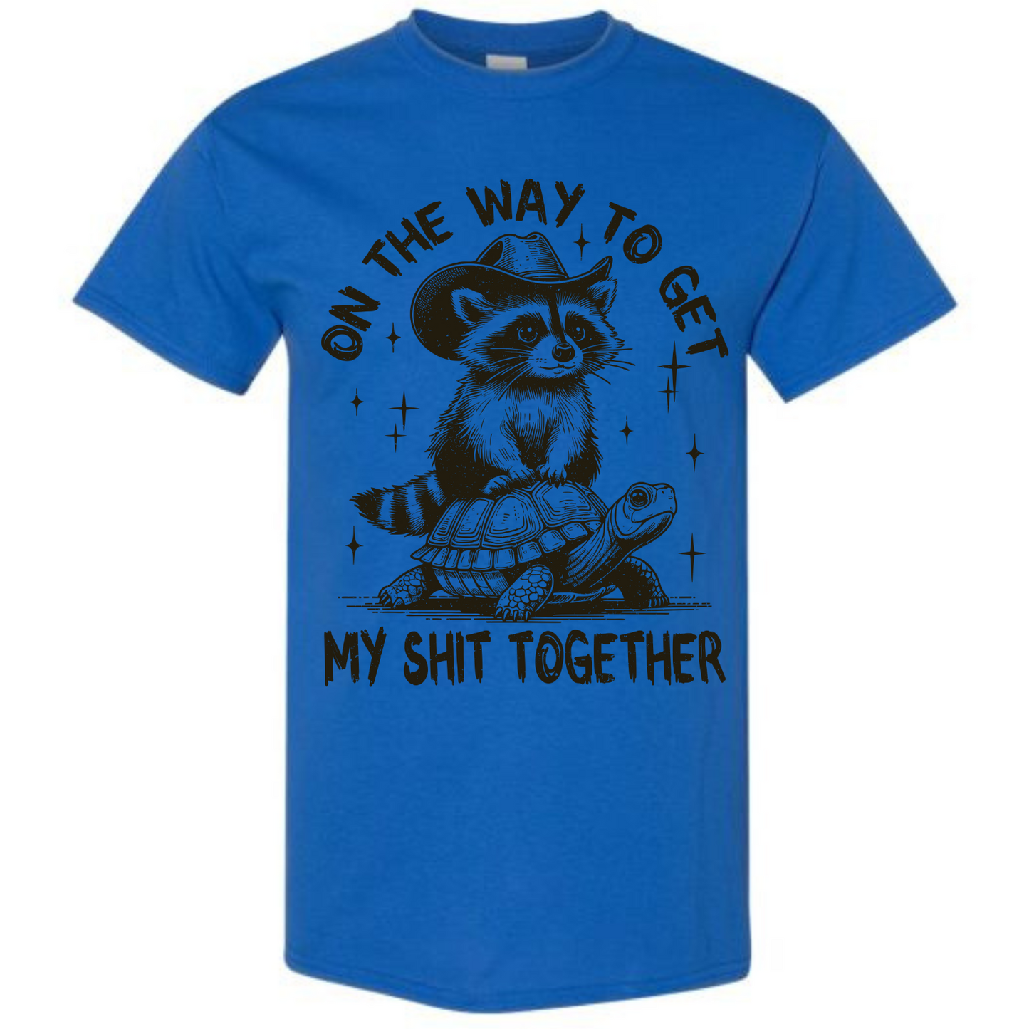 BISHAM SHIT TOGETHER RACOON TEE
