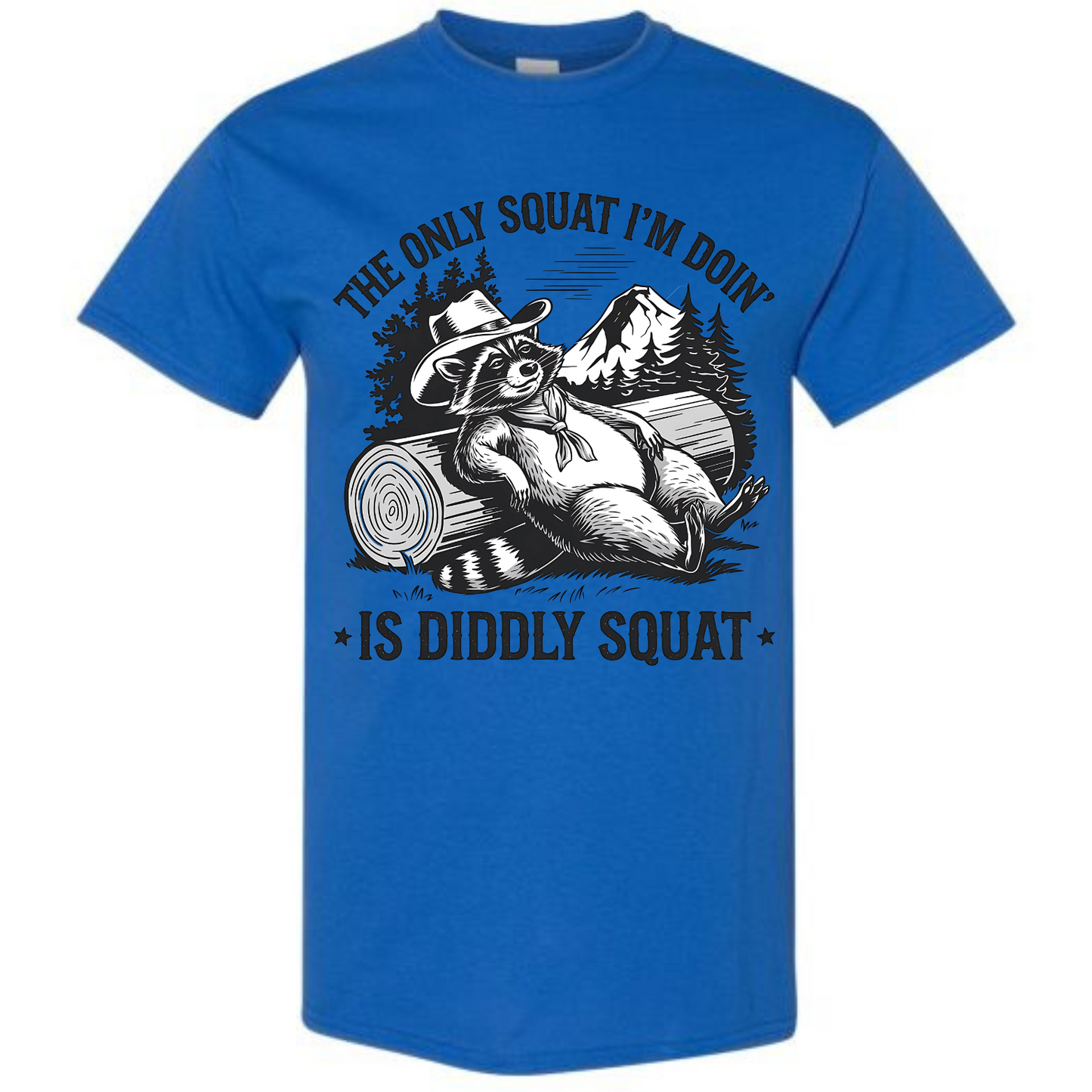 BISHAM DIDDLY SQUAT RACOON TEE