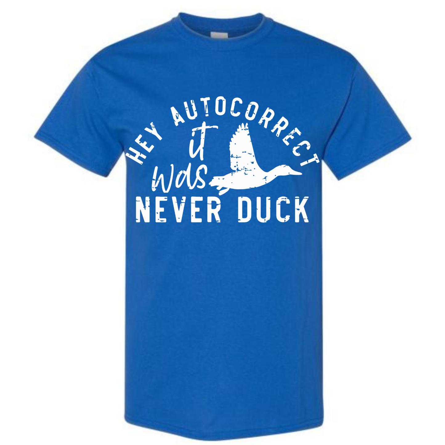 BISHAM HEY AUTO CORRECT GOOSE TEE