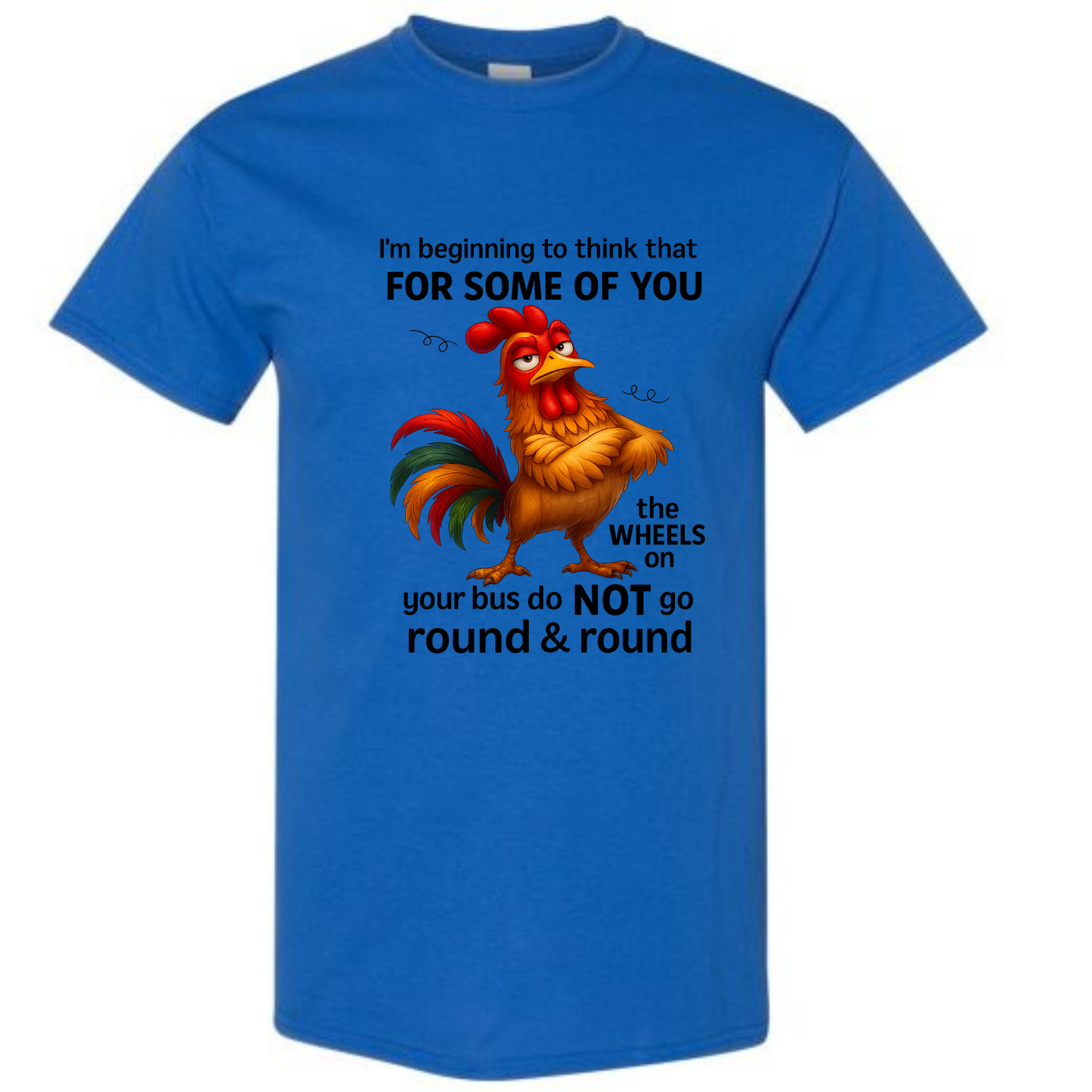 BISHAM WHEELS ON BUS TEE