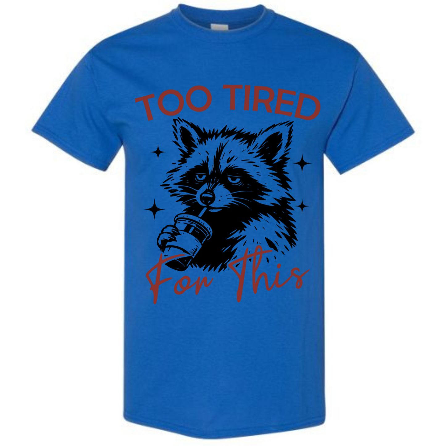 BISHAM TOO TIRED RACOON TEE