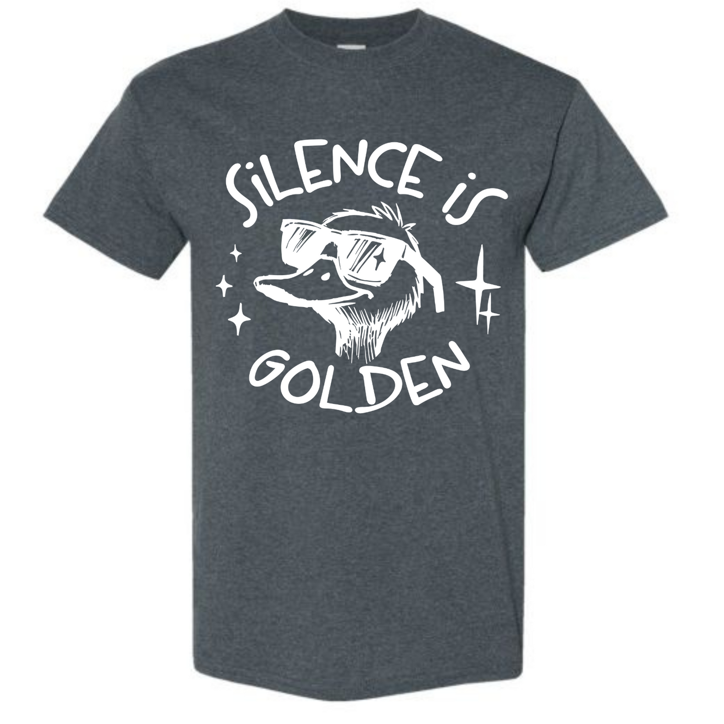 BISHAM SILENCE IS GOLDEN GOOSE TEE