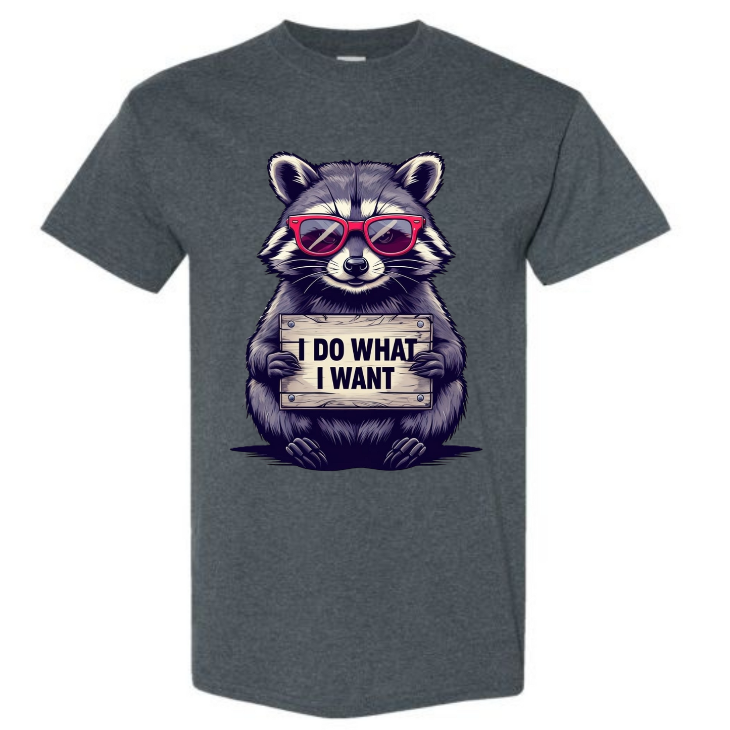 BISHAM I DO WHAT IWANT RACOON TEE