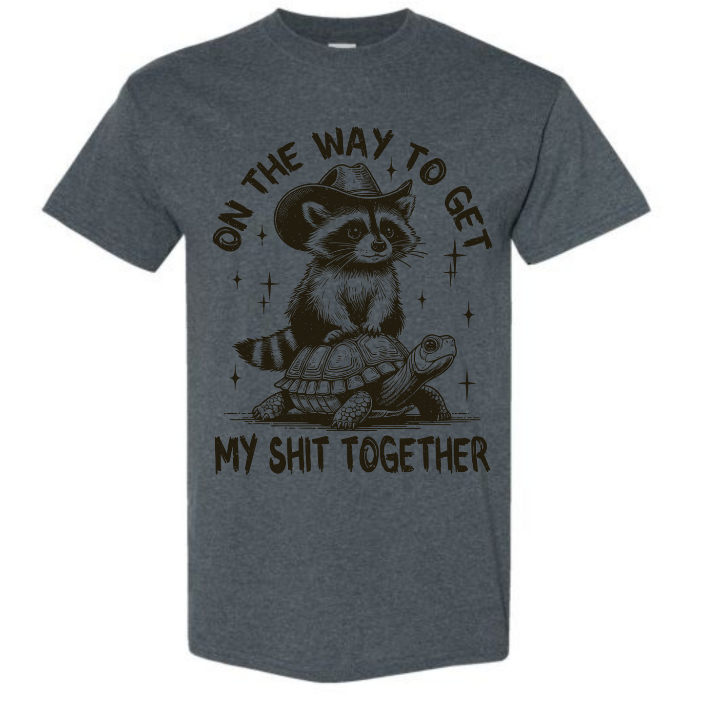 BISHAM TOO TIRED RACOON TEE