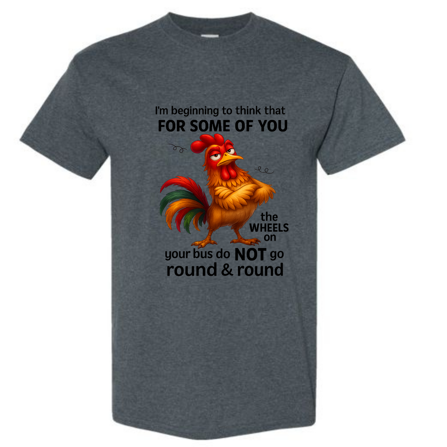 BISHAM WHEELS ON BUS TEE