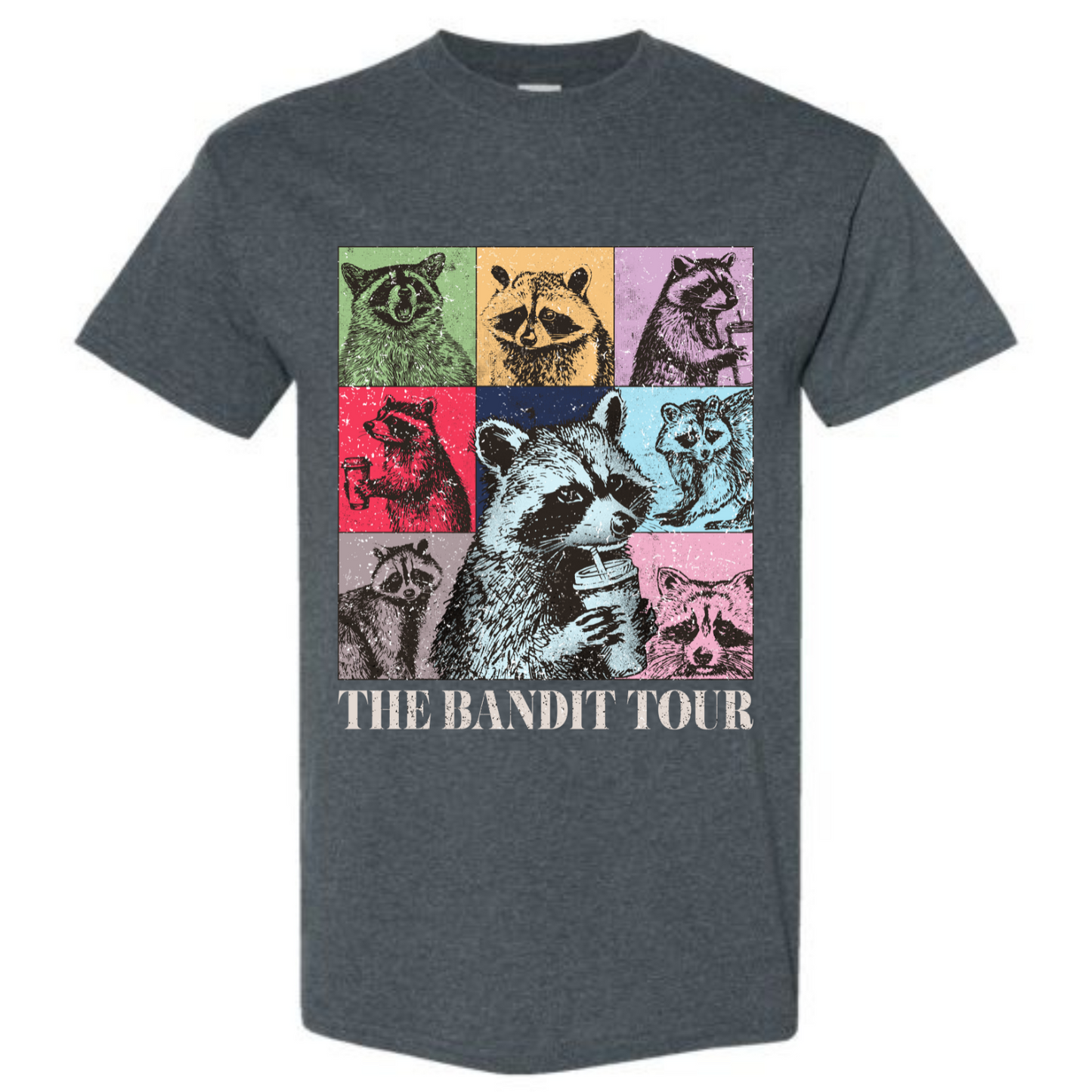 BISHAM BANDIT TOUR RACOON TEE