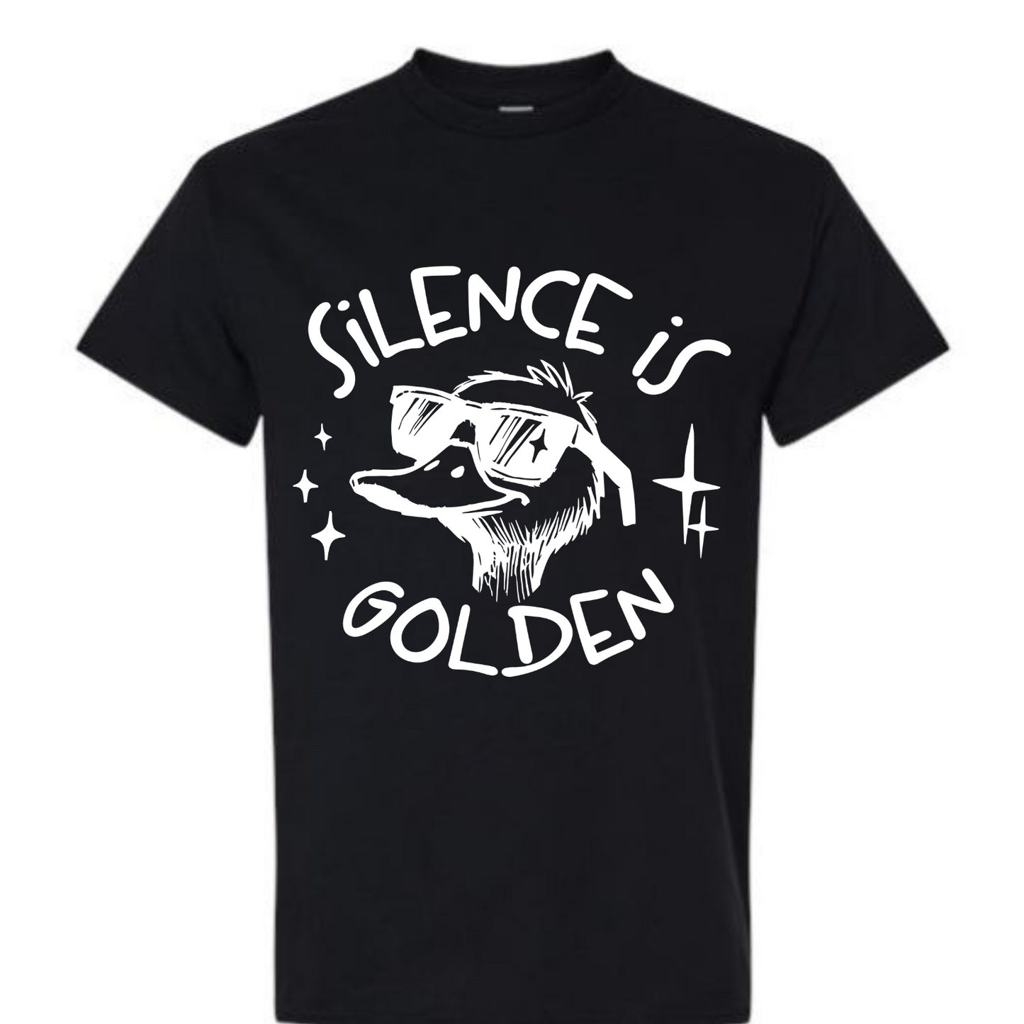 BISHAM SILENCE IS GOLDEN GOOSE TEE