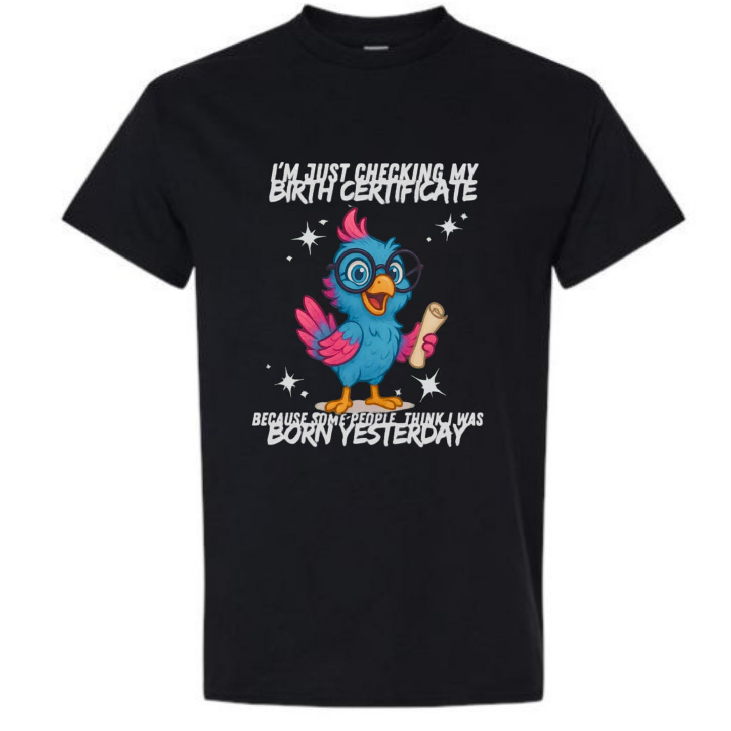 BISHAM BIRTH CERTIFICATE TEE