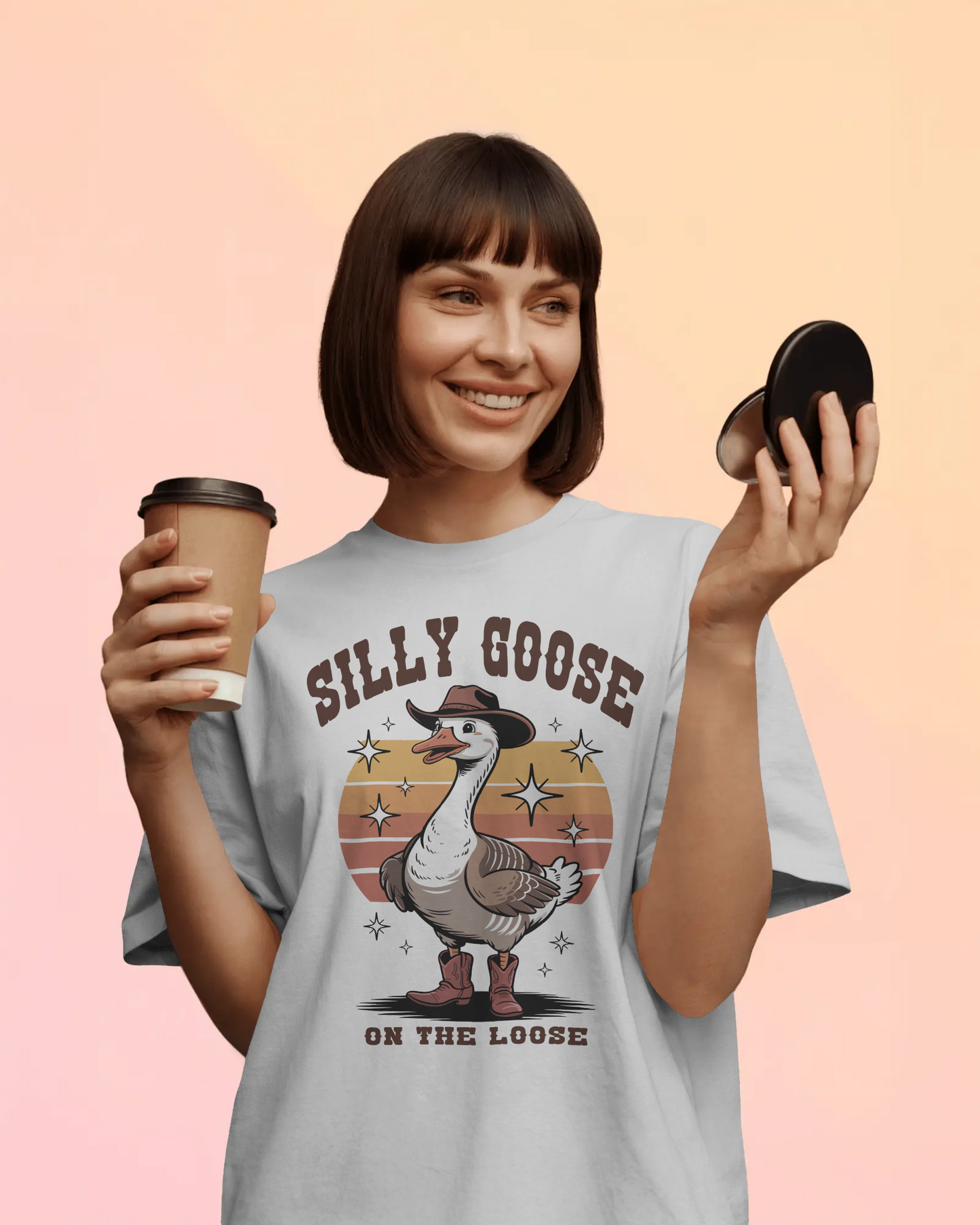 BISHAM SILLY GOOSE ON THE LOOSE TEE