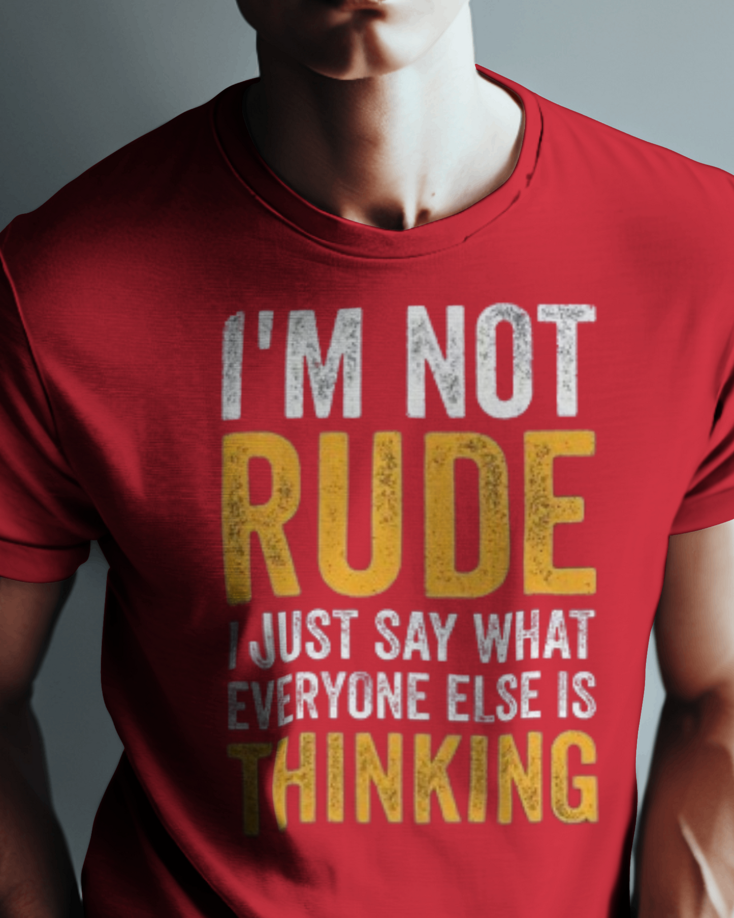 BISHAM I'M NOT RUDE EXPRESSIVE TEE