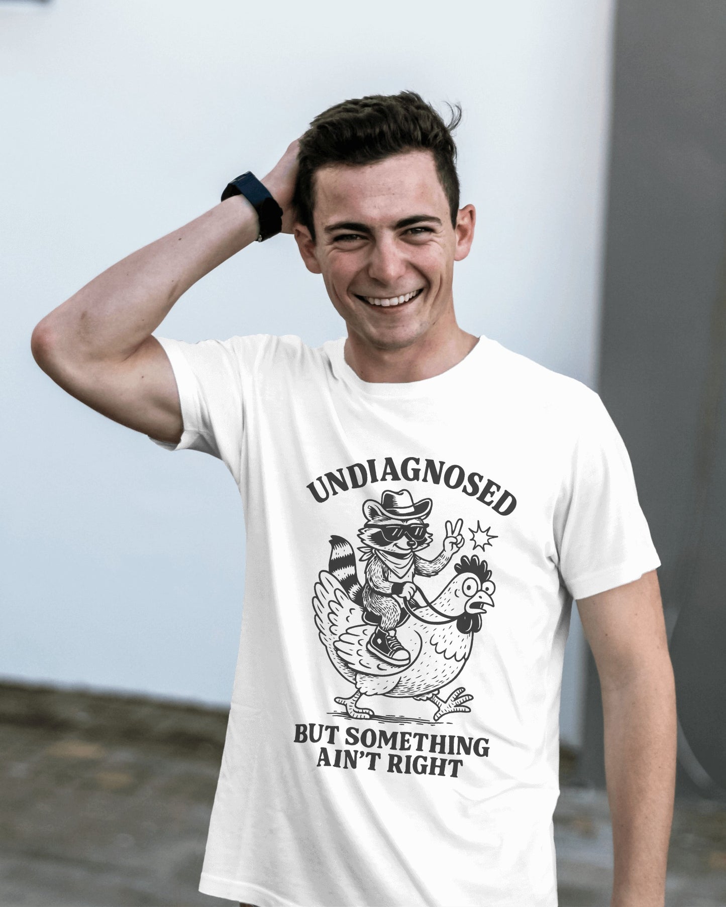 BISHAM UNDIAGNOSED RACOON TEE