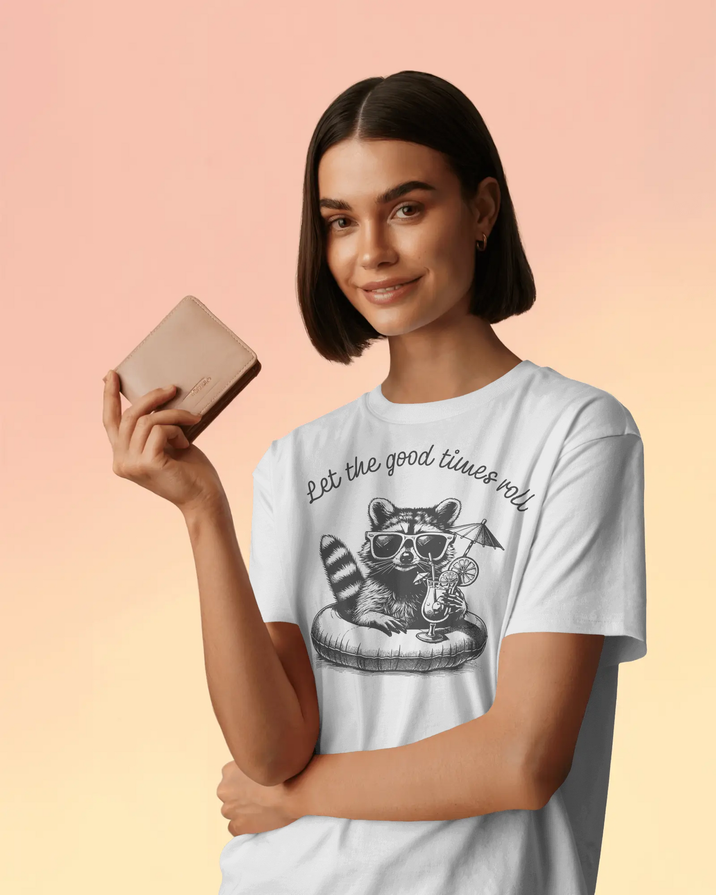 BISHAM LET THE GOOD TIMES ROLL RACOON TEE