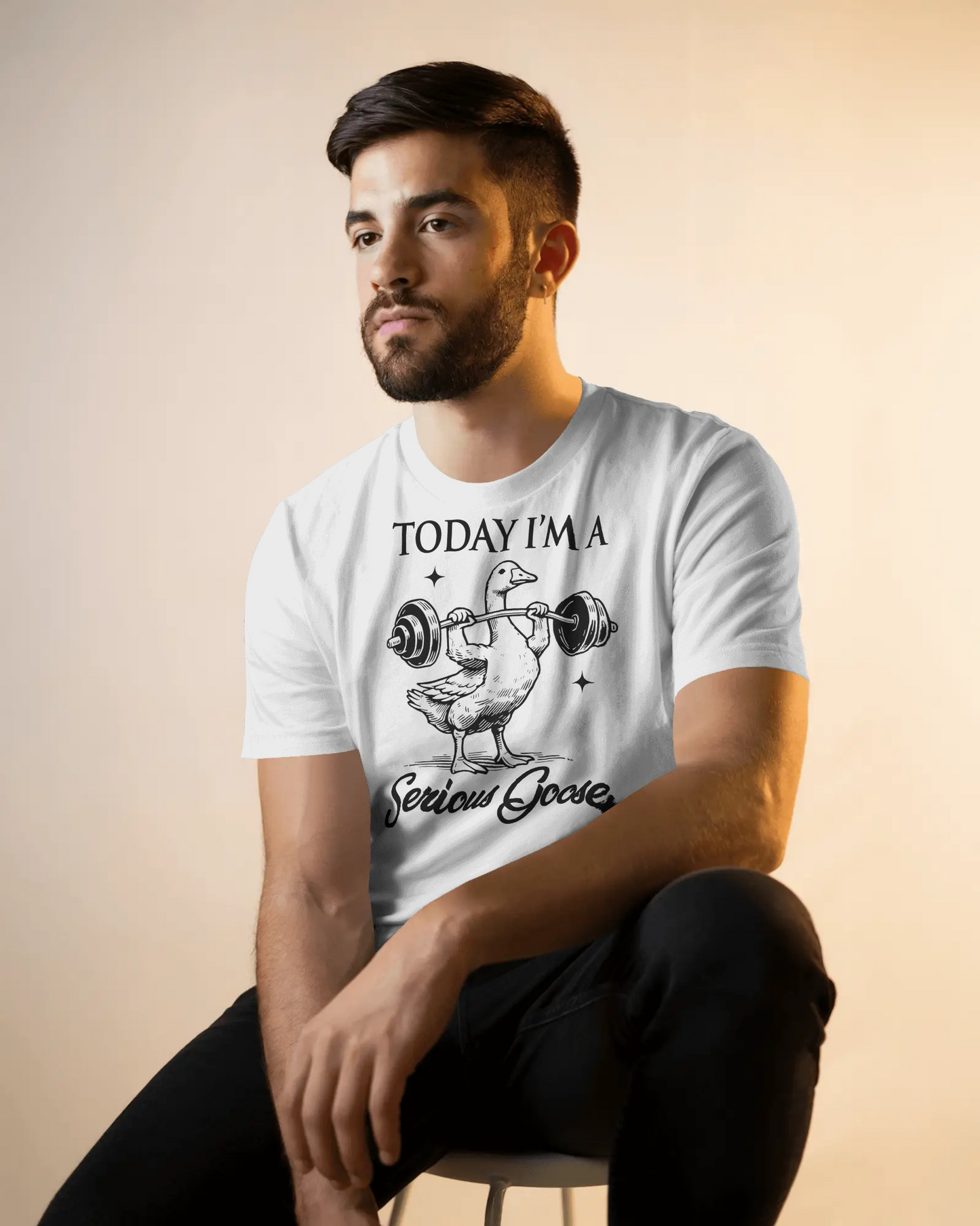BISHAM SERIOUS GOOSE TEE