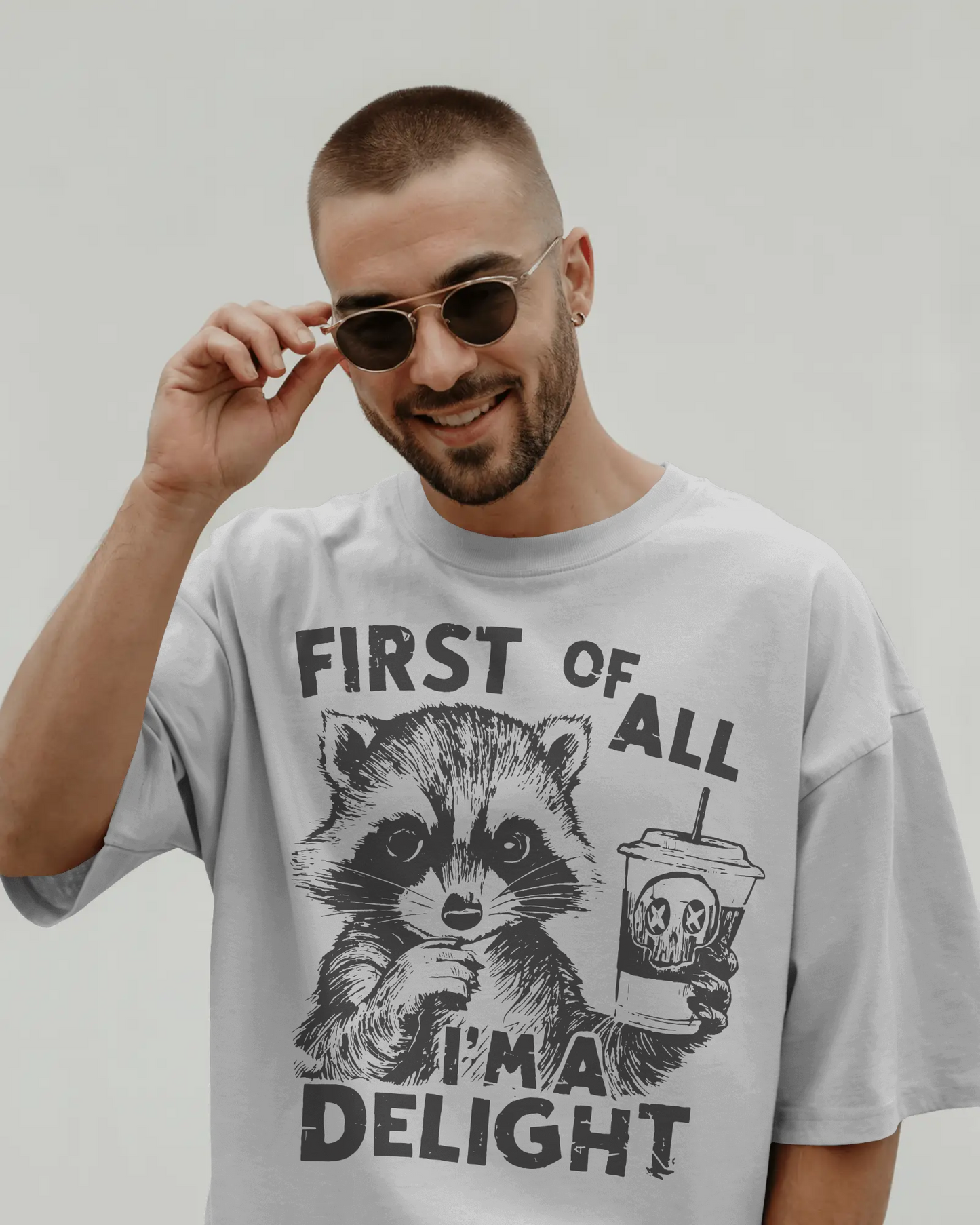 BISHAM FIRST OF ALL RACOON TEE
