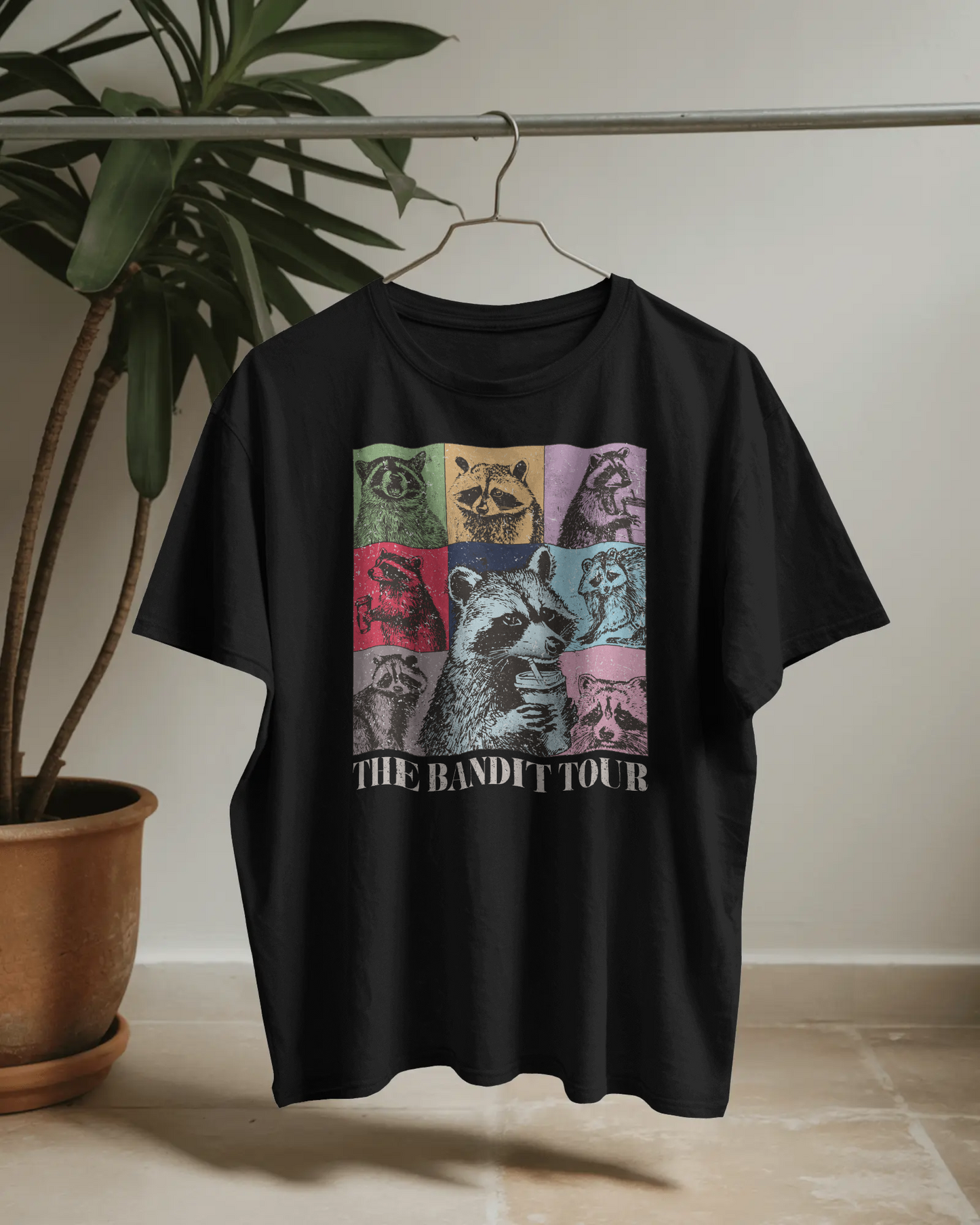 BISHAM BANDIT TOUR RACOON TEE