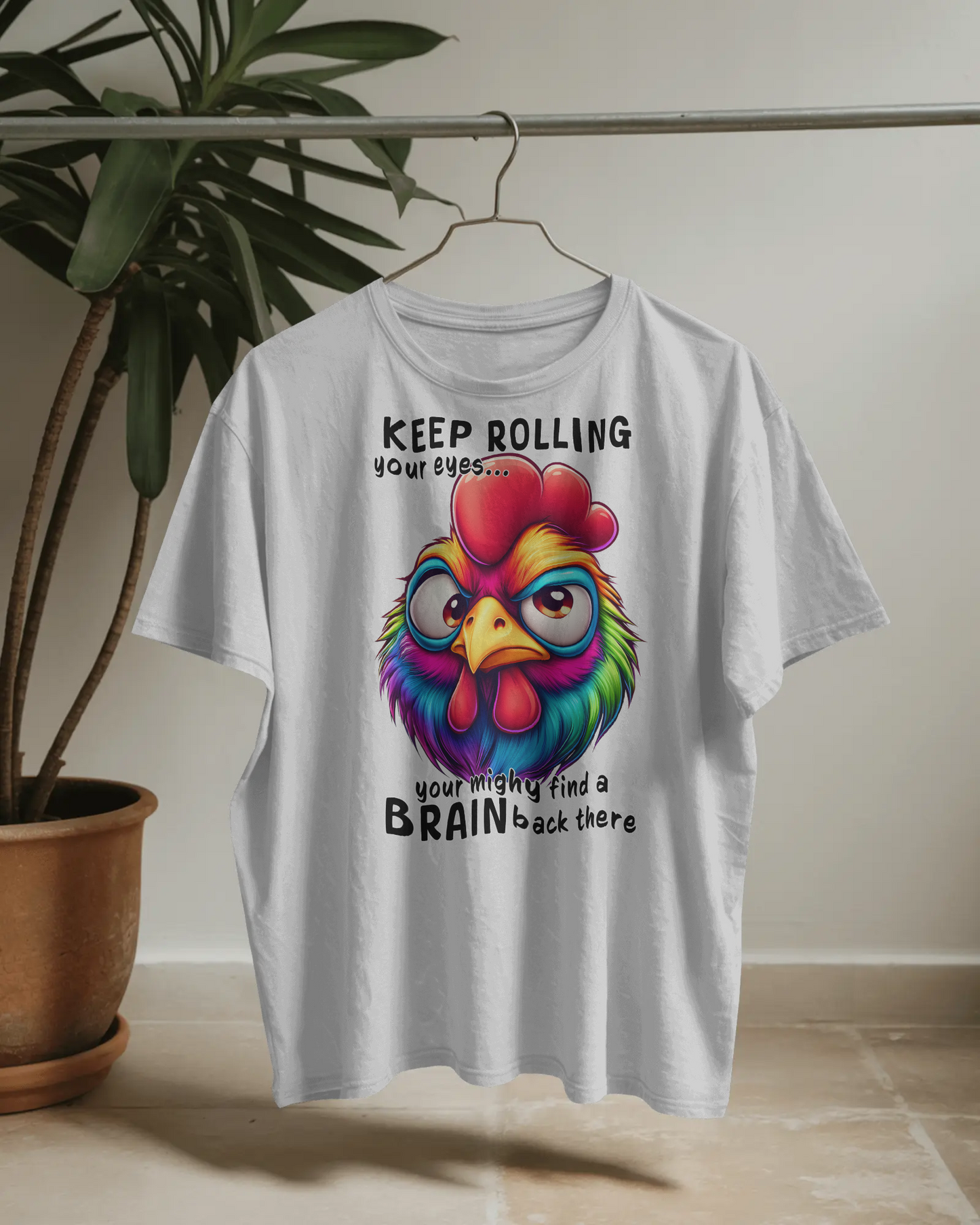 BISHAM KEEP ROLLING YOUR EYES TEE