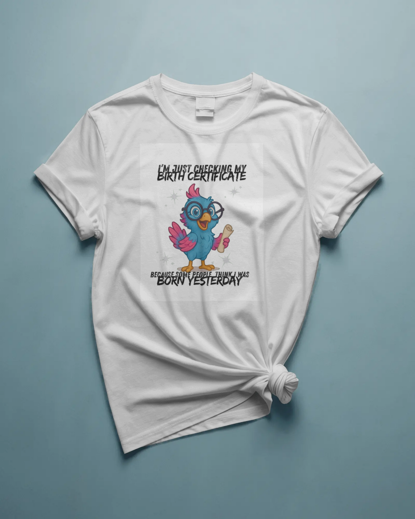 BISHAM BIRTH CERTIFICATE TEE