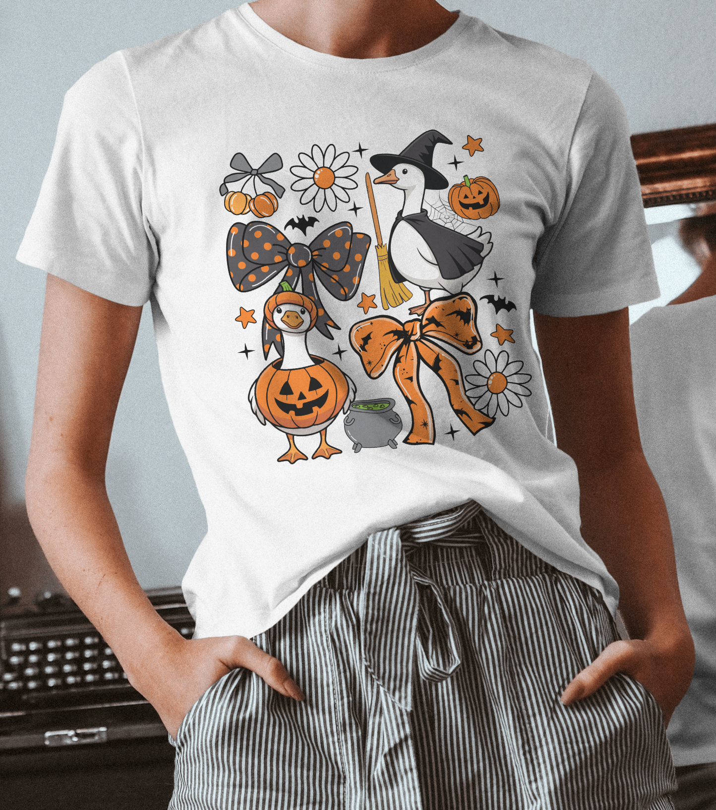 BISHAM HALOWEEN GOOSE TEE
