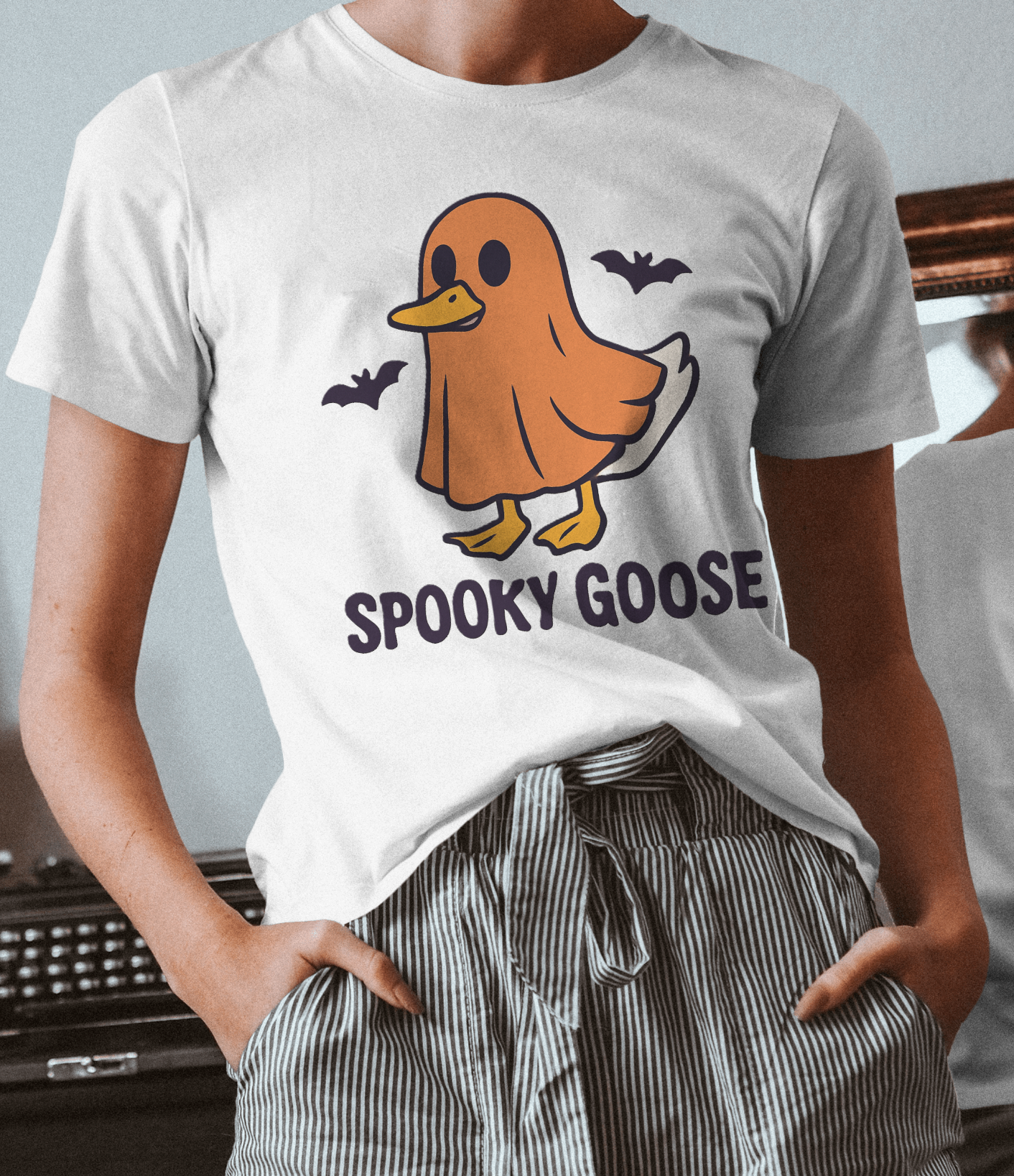 BISHAM SPOOKY GOOSE TEE