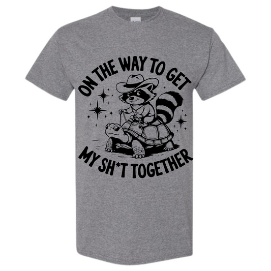 BISHAM GET MY SHIT TOGETHER RACOON TEE