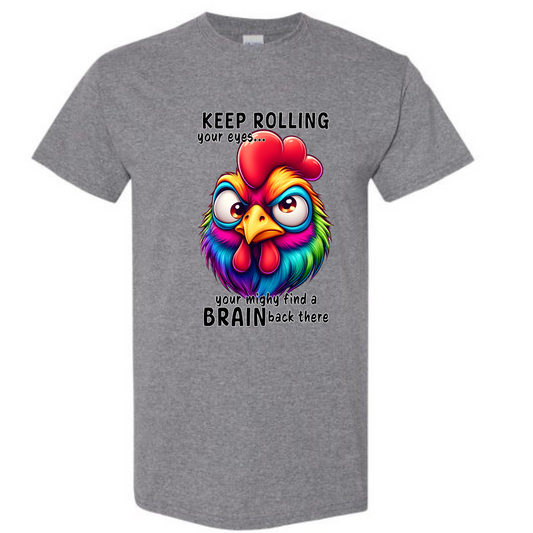 BISHAM KEEP ROLLING YOUR EYES TEE