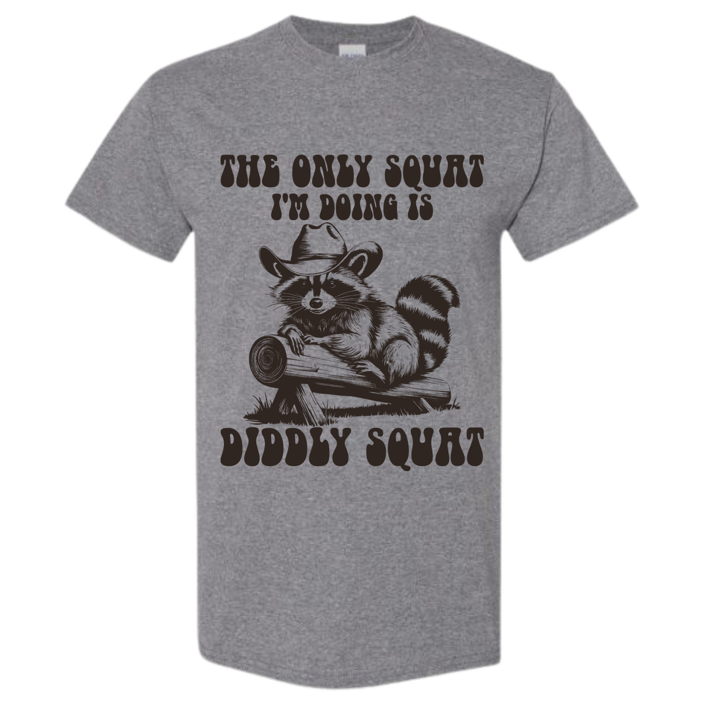 BISHAM DIDDLY SQUAT RACOON TEE