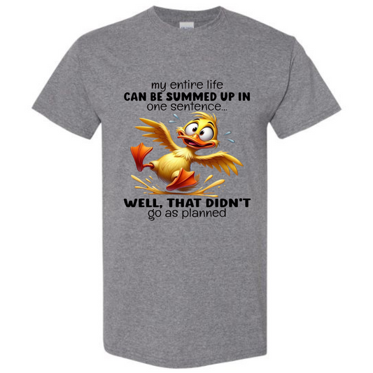 BISHAM DIDN'T GO AS PLANNED TEE